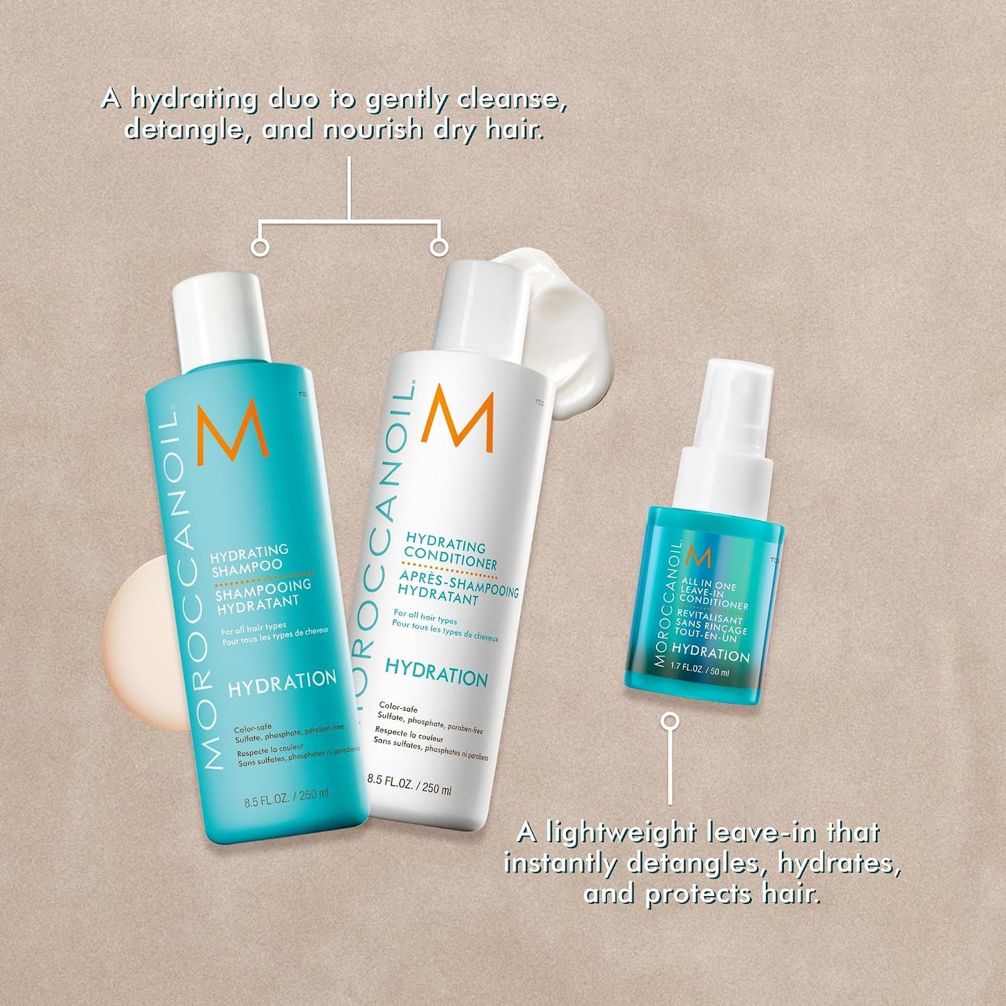 Moroccanoil Hair Hydration Gift Set | Nourishing Oil & Mask for Soft, Healthy Hair