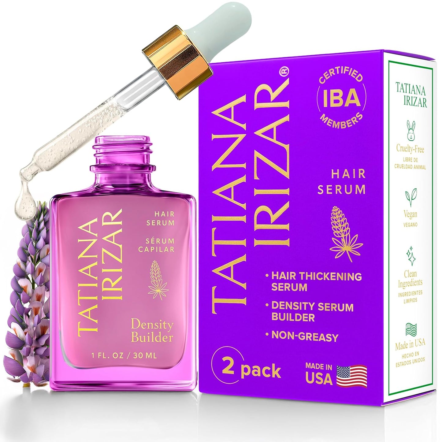 Hair Growth Serum for Women - Non-Greasy Rosemary & Amla Treatment | 3 Pack, 1 Oz Each