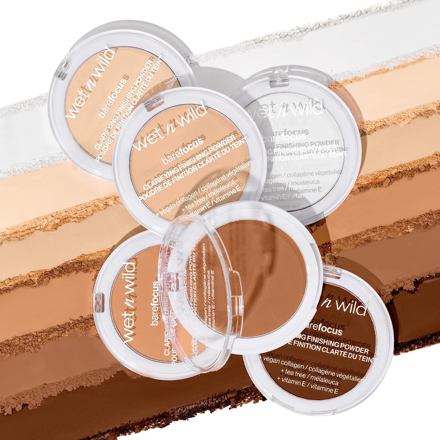 Bare Focus Clarifying Finishing Powder - Matte Pressed Setting Powder | Fair-Light Shade