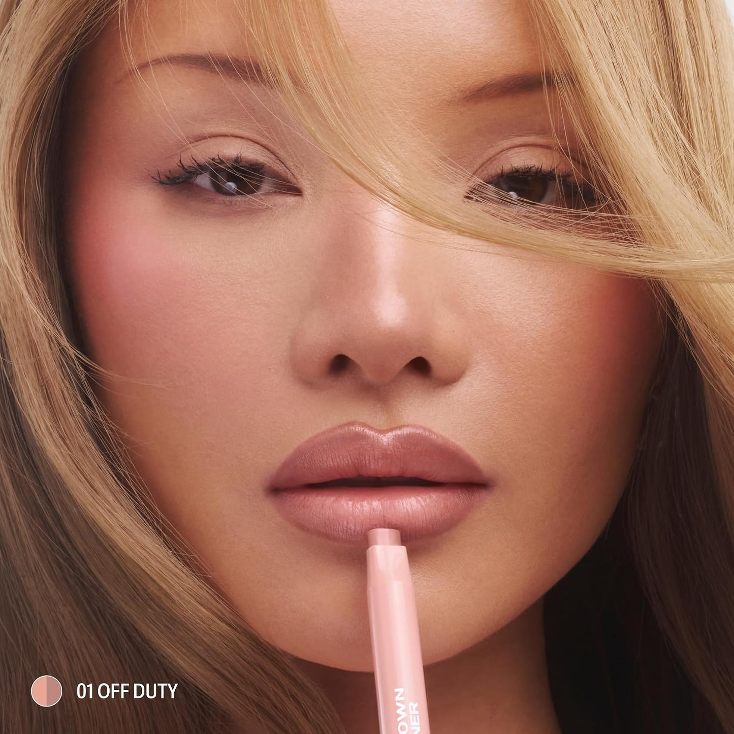 DoubleDown Lip Definer - 2-in-1 Lip Liner & Balm | Hydrating Korean Makeup with Avocado Oil & Vitamin E