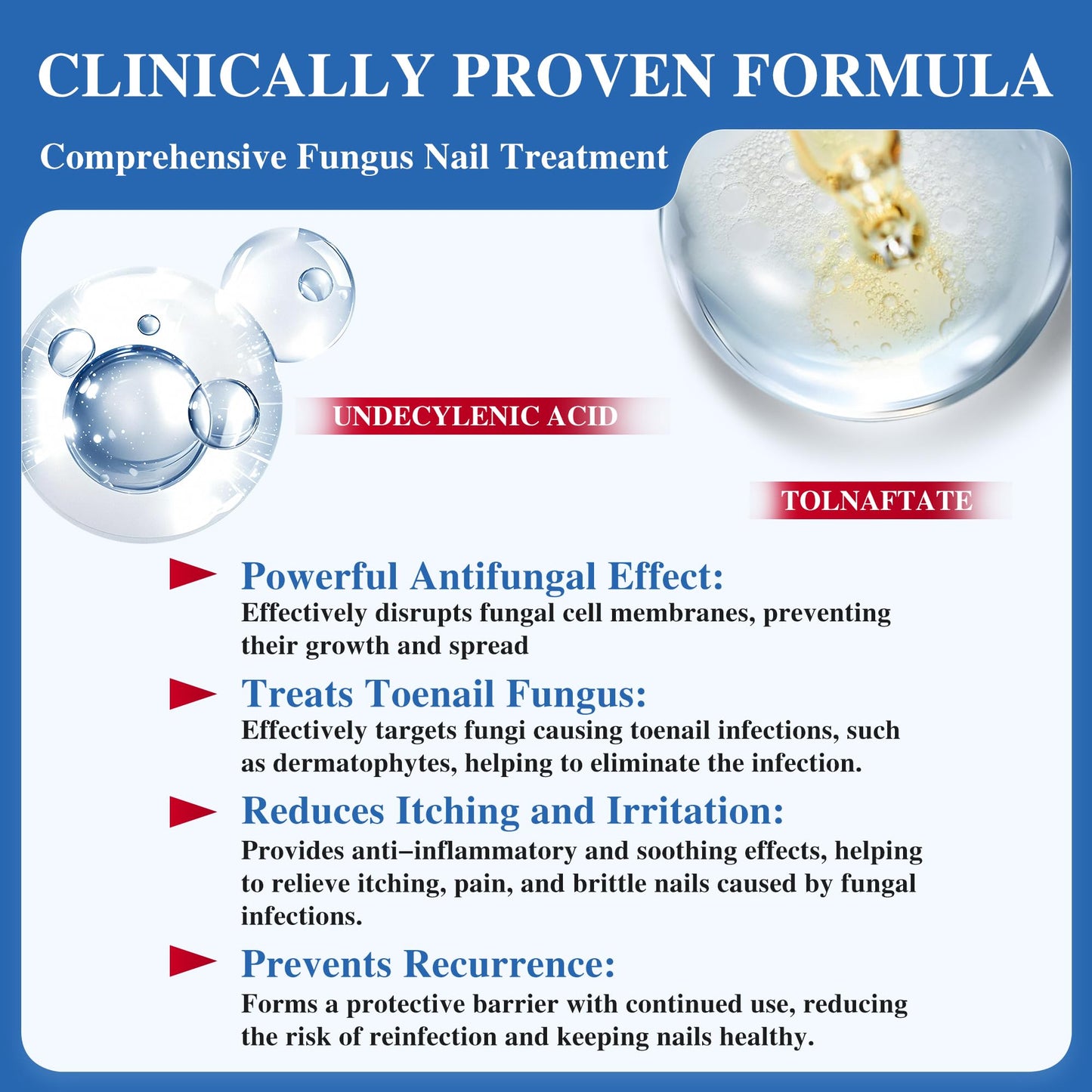 Toenail Fungus Treatment Extra Strength - Effective Antifungal Nail Repair Solution with Tea Tree Oil for Toenail & Nail Fungus, Fast Acting Treatment for Damaged Nails & Ingrown Toenail - 60ml/2fl oz