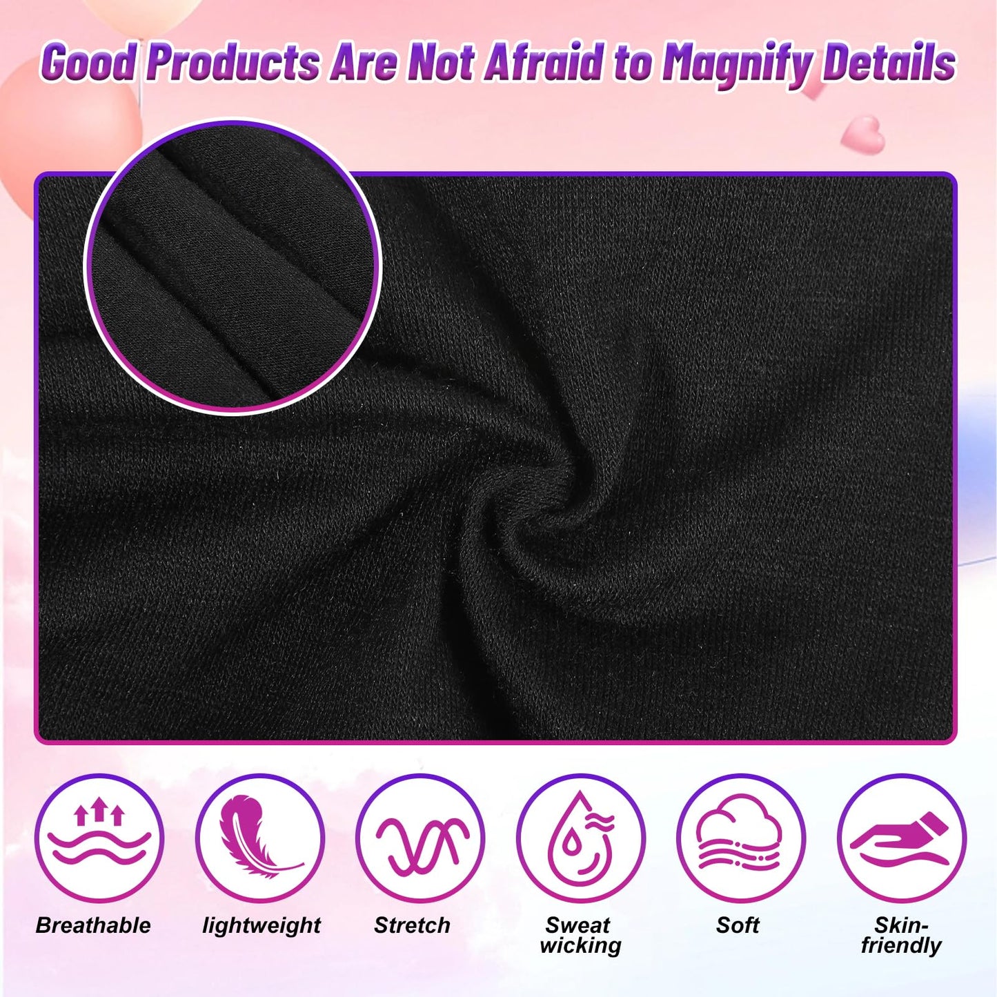 Molain 4 Packs Black Headbands for Women, Stretchy Anti-Slip Head Bands Multi-Style Headbands Soft Womens Headscarf for Yoga Workout Sports & Daily Fashion Hair Accessories
