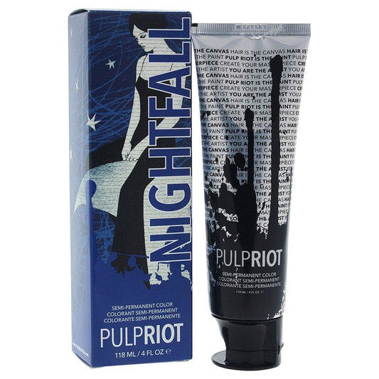 Pulp Riot Semi-Permanent Hair Color - Nightfall Blue, 4 Ounce | Vibrant Unisex Shade