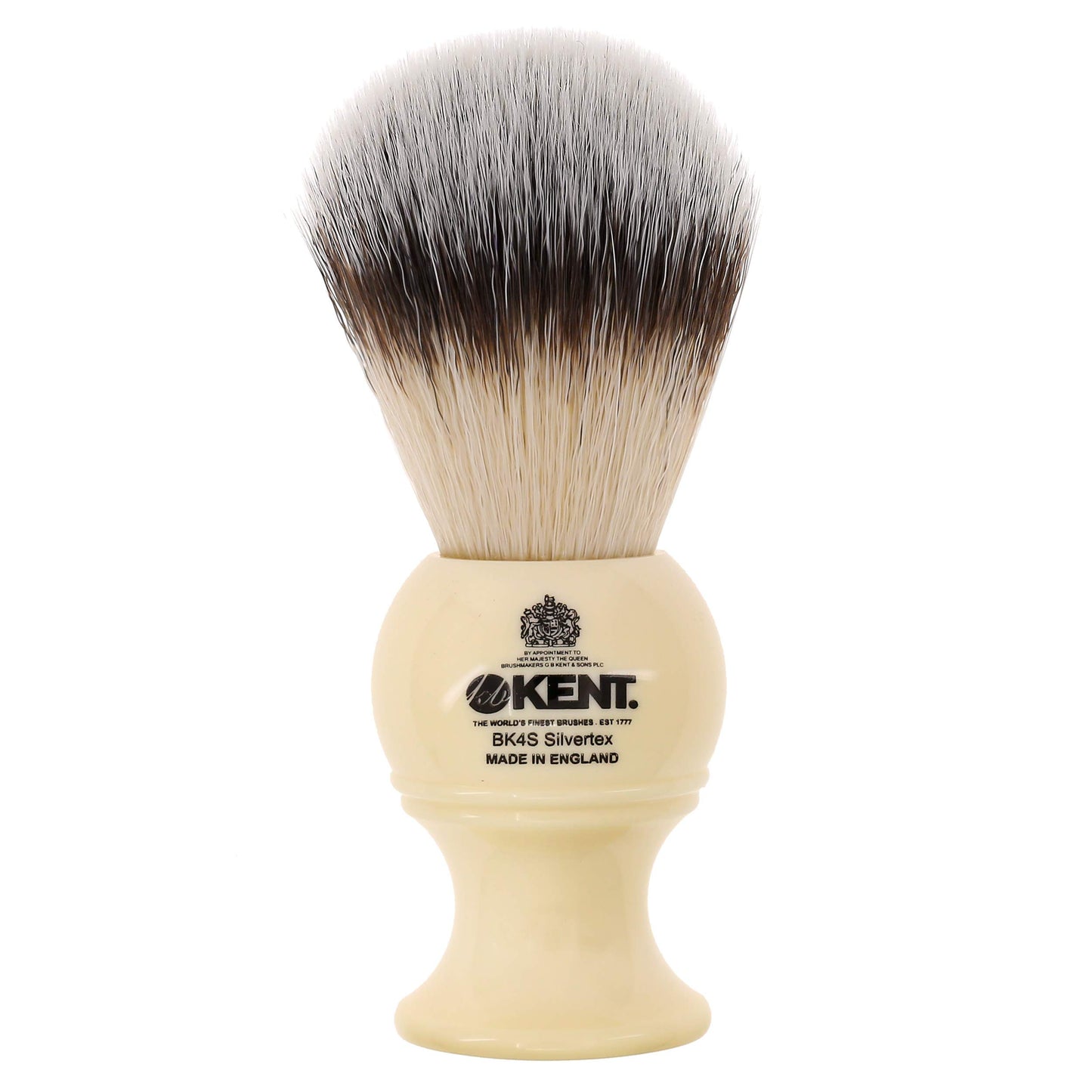 Kent BK2 Shaving Brush, Handcrafted Badger Brush and Mock Ivory Base Shave Brush, Shaving Brush for Shave Cream and Shaving Soap for a Perfect Lather, Kent Luxury Shaving Since 1777. Made in England