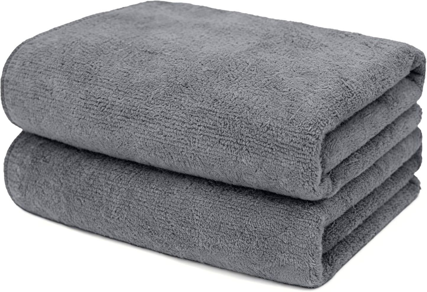 Premium Salon Towels - 24 Pack Highly Absorbent Quick-Drying Hand Towels | 16x27 Inch Black for Bathroom, Gym, Spa