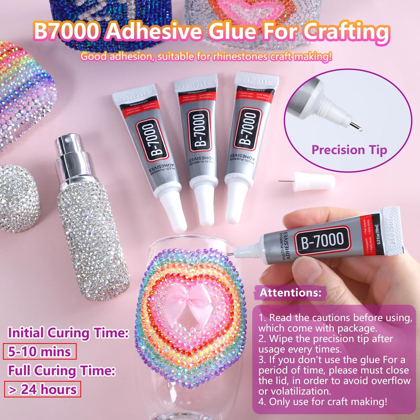 FANDAMEI 51200Pcs Bedazzling Kit, Rhinestones for Bedazzling,Rhinestone Kit