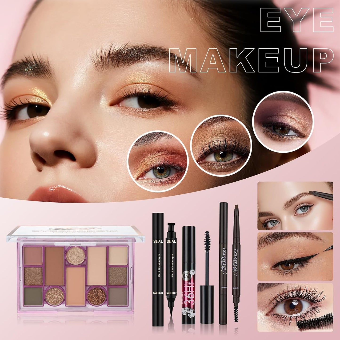 Makeup Kit for Women | Complete Makeup Set for Teens - Eyeshadow Palette & Accessories