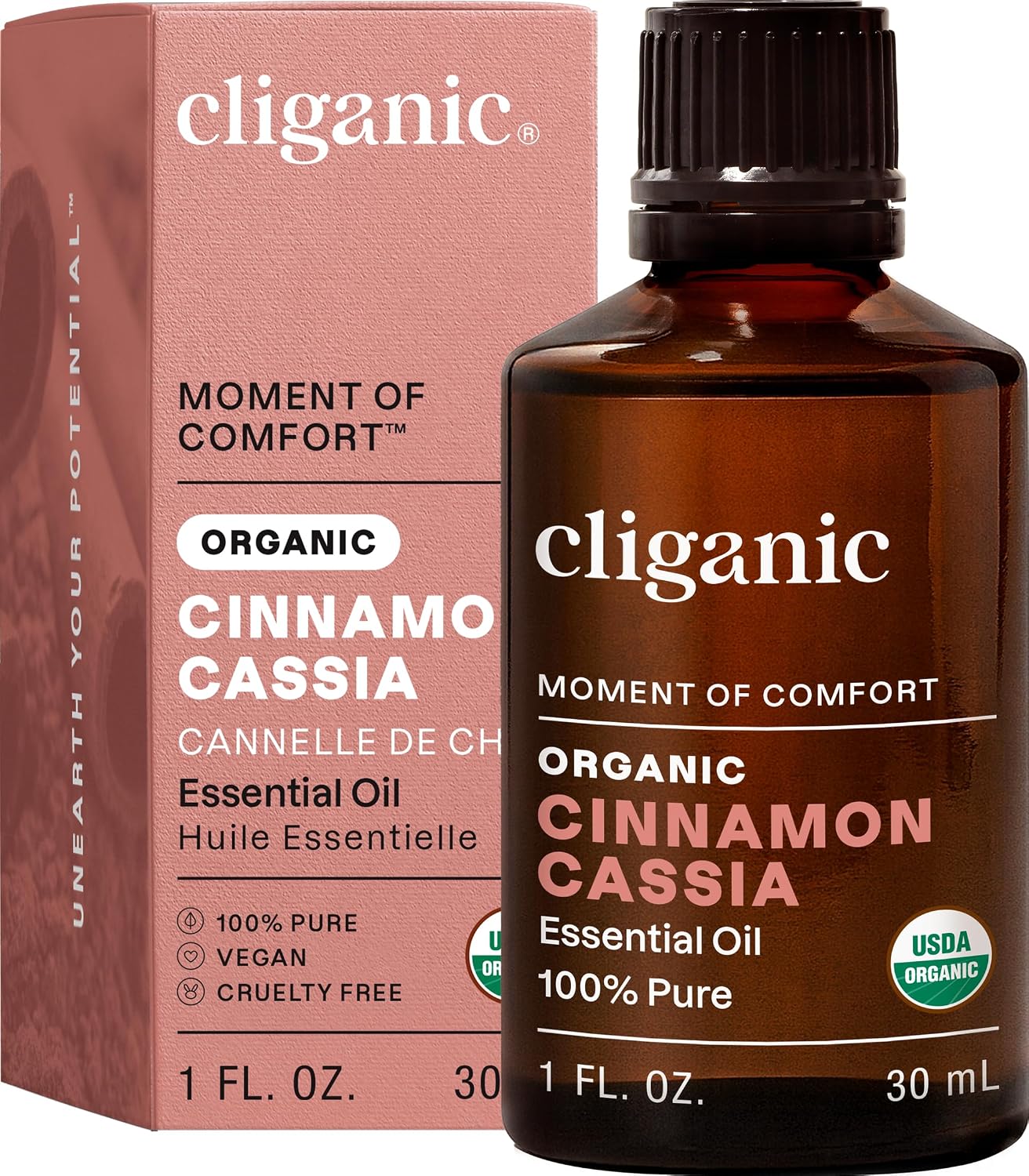 Cliganic Organic Lavender Essential Oil - 100% Pure Aromatherapy Oil | Non-GMO, 15ml