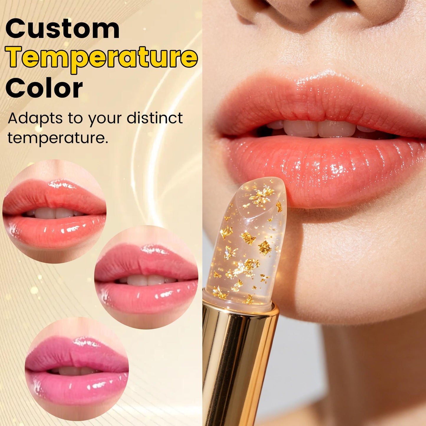 2026 New Lipstick for Older Women, PH Color Changing Lipstick Skin-Adaptive Lipsticks, Transferproof Clear Lip Sticks, Long Lasting Moisturizing Tinted Lip Balm (2 pcs)