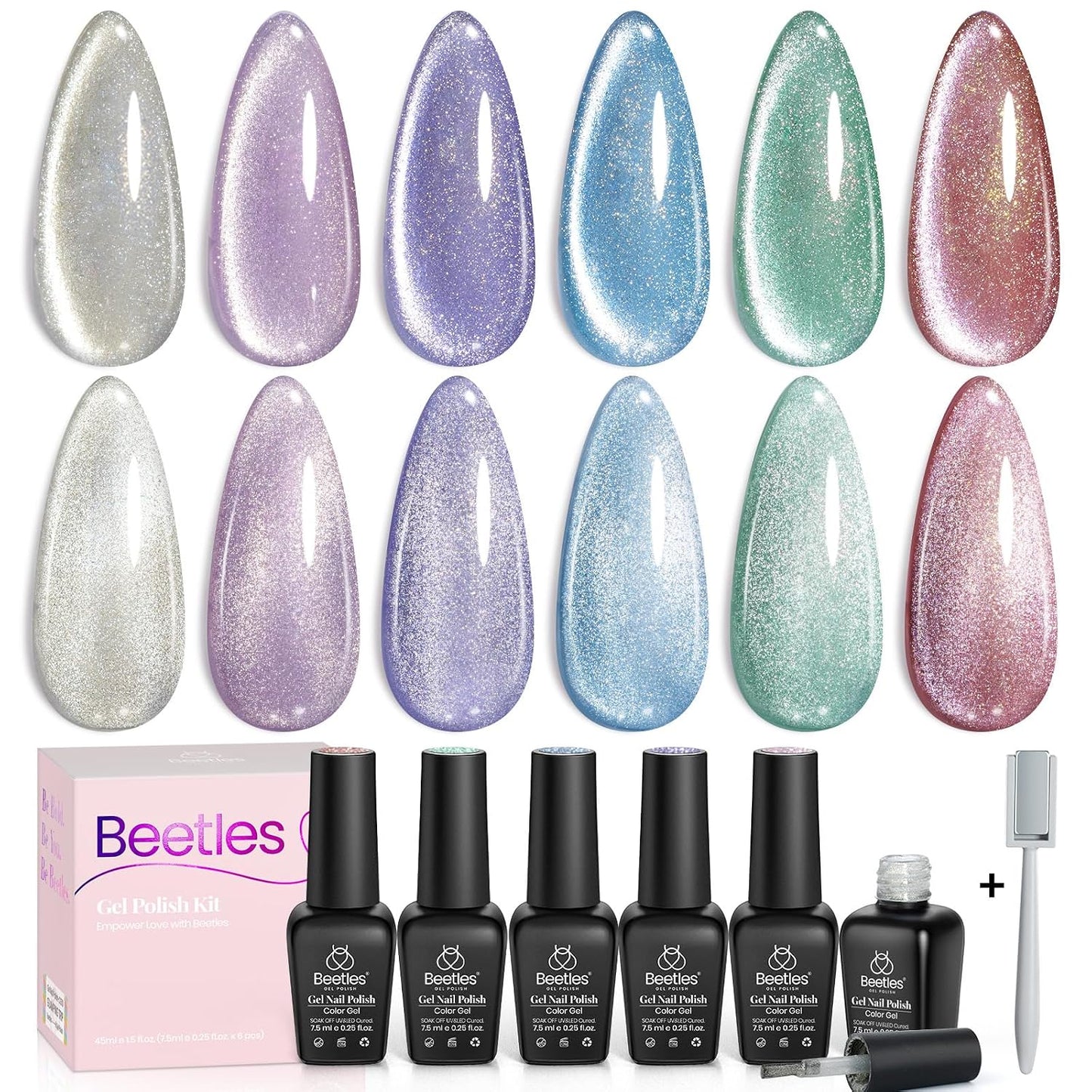 Neon Gel Nail Polish Set - 6 Vibrant Summer Colors | Sheer Translucent Effect for UV French Nail Art