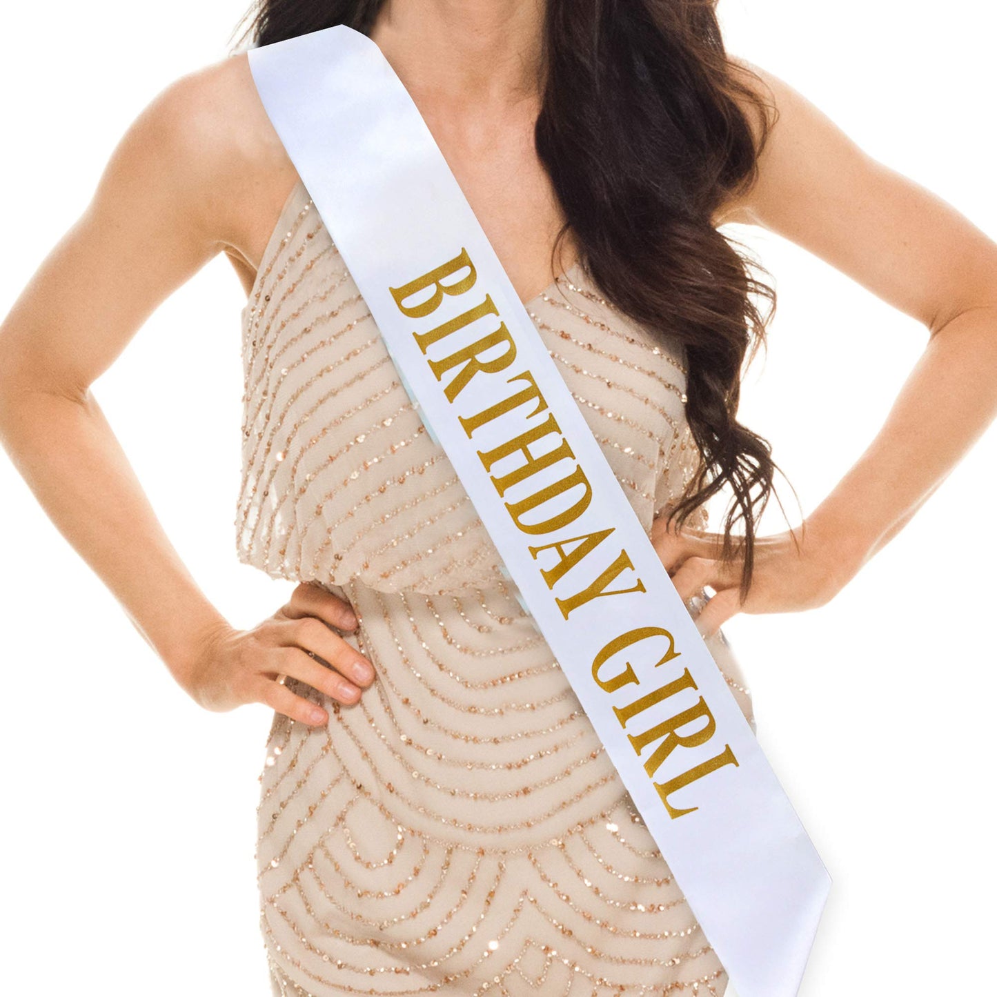 Pop Fizz Designs Birthday Sashes for Women – 10 Pack | 1 Birthday Girl Sash & 9 Funny Party Sashes for the Queen and Your Squad