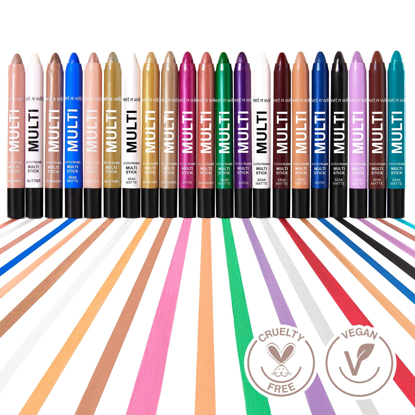 wet n wild Color Icon Cream Eyeliner Eyeshadow Multi-Stick, Moisturizing, Nourishing Velvety Cream-to-Powder Buildable & Blendable Formula, Cruelty-Free & Vegan - Brown Sugar