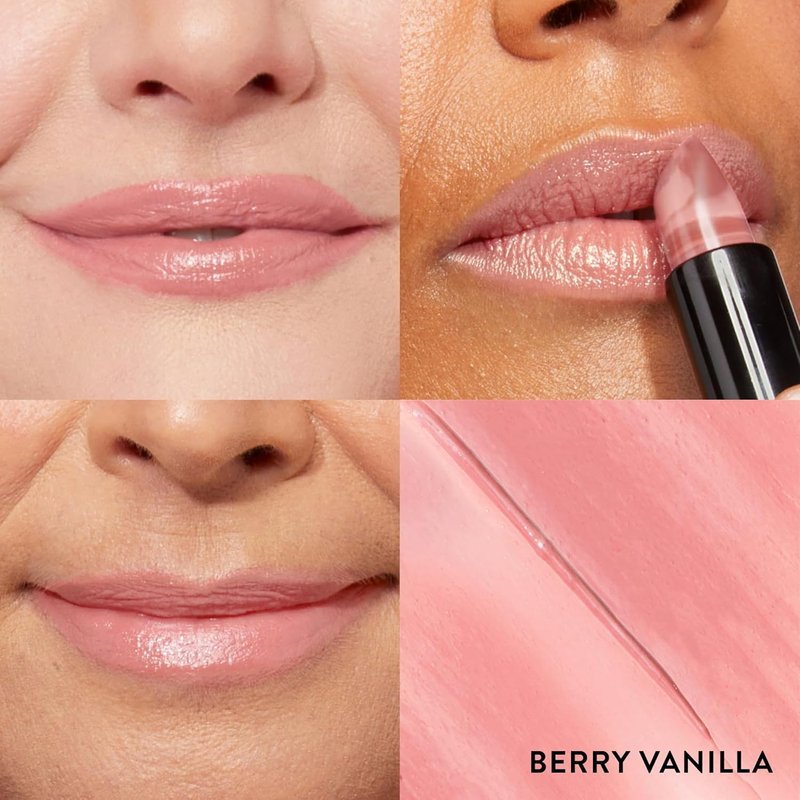 Italian Marble Sheer Lipstick - Berry Vanilla | Hydrating Cream Finish with Vitamin E & Caster Seed Oil