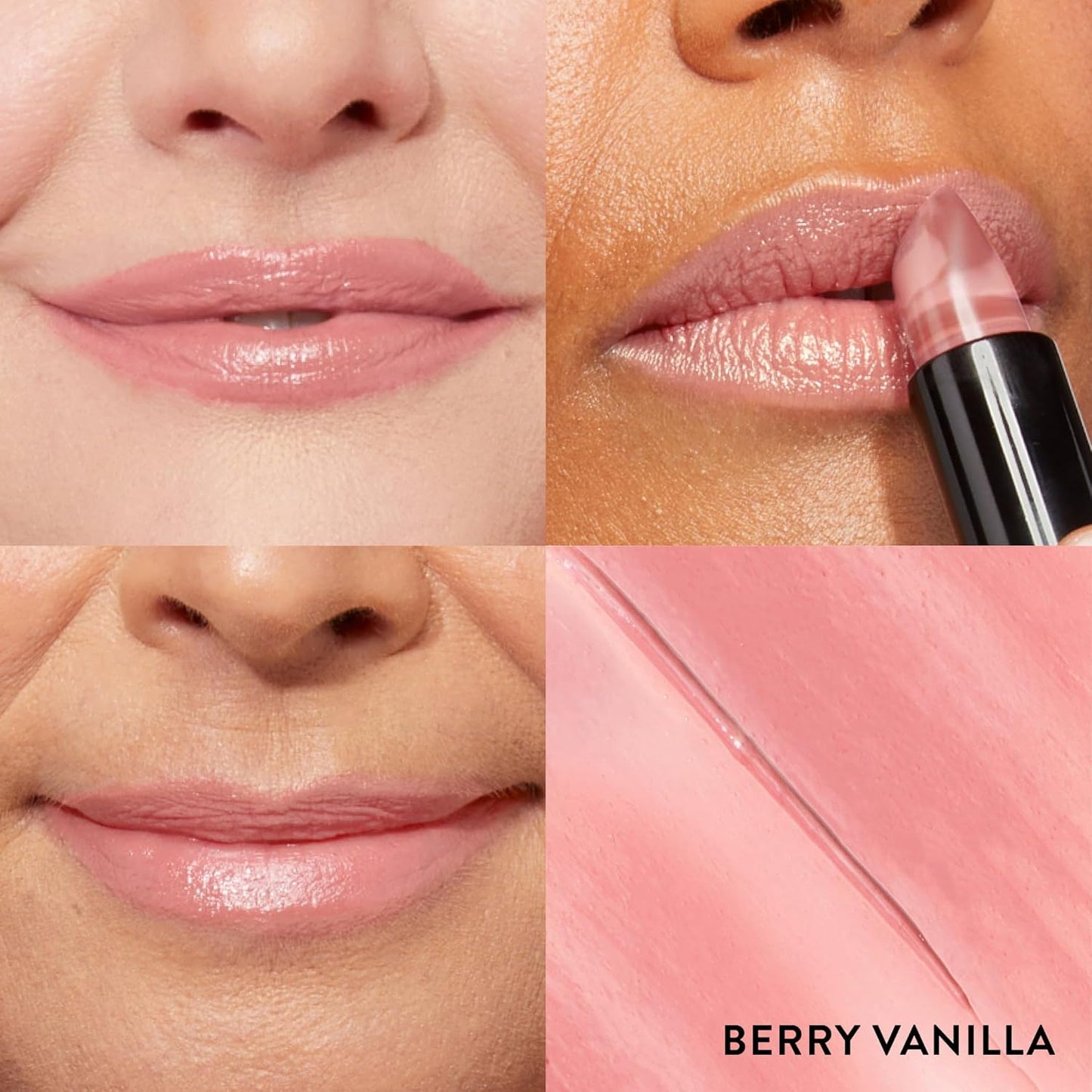 Italian Marble Sheer Lipstick - Berry Vanilla | Hydrating, Lightweight Formula with Vitamin E & Caster Seed Oil