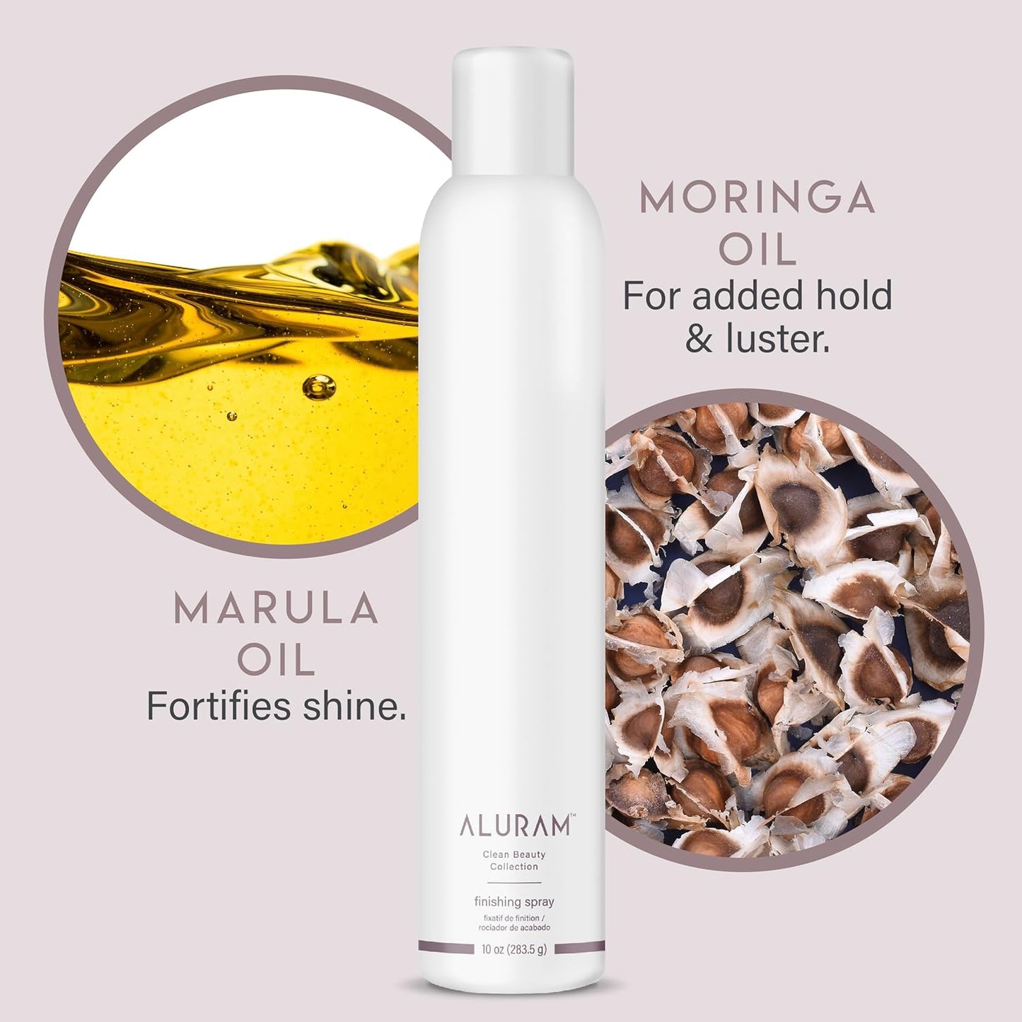 ALURAM Finishing Spray - Long-Lasting Hold & Humidity Resistance for All Hair Types | 10 Fl Oz