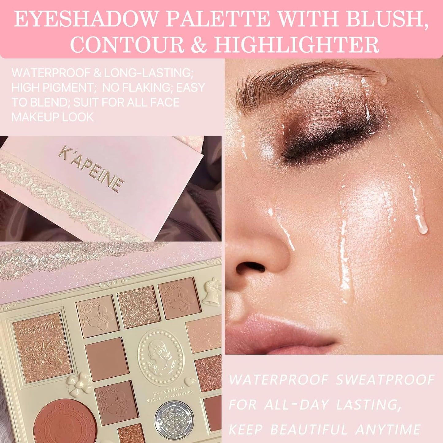 All in One Makeup Kit for Women Full Kit, Travel Makeup Set, Make up Foundation Eyeshadow Palette Concealer Lipstick Eyeliner Cosmetic Brushes Makeup Gift Set for Women Teen Girls