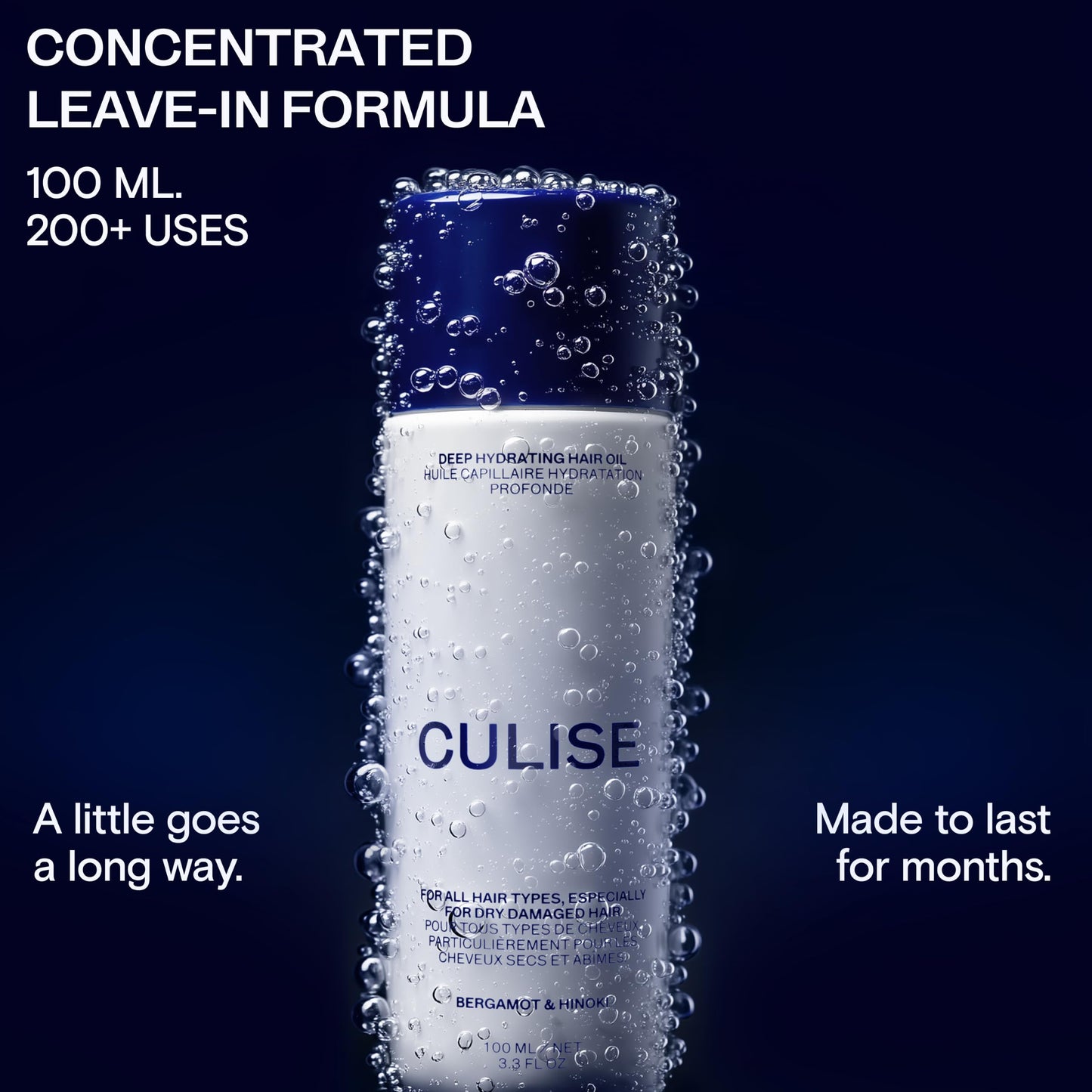 CULISE Korean Hair Oil for Dry Hair, Frizz Control, Shine & Heat Protectant