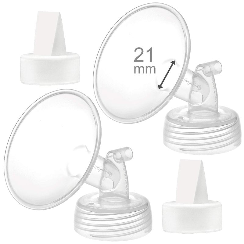 Maymom 21mm Flange and Duckbill Valve Compatible with Spectra S1 S2 9 Plus Replacment Pump Parts Not Original Spectra Flange Duckbill Valve