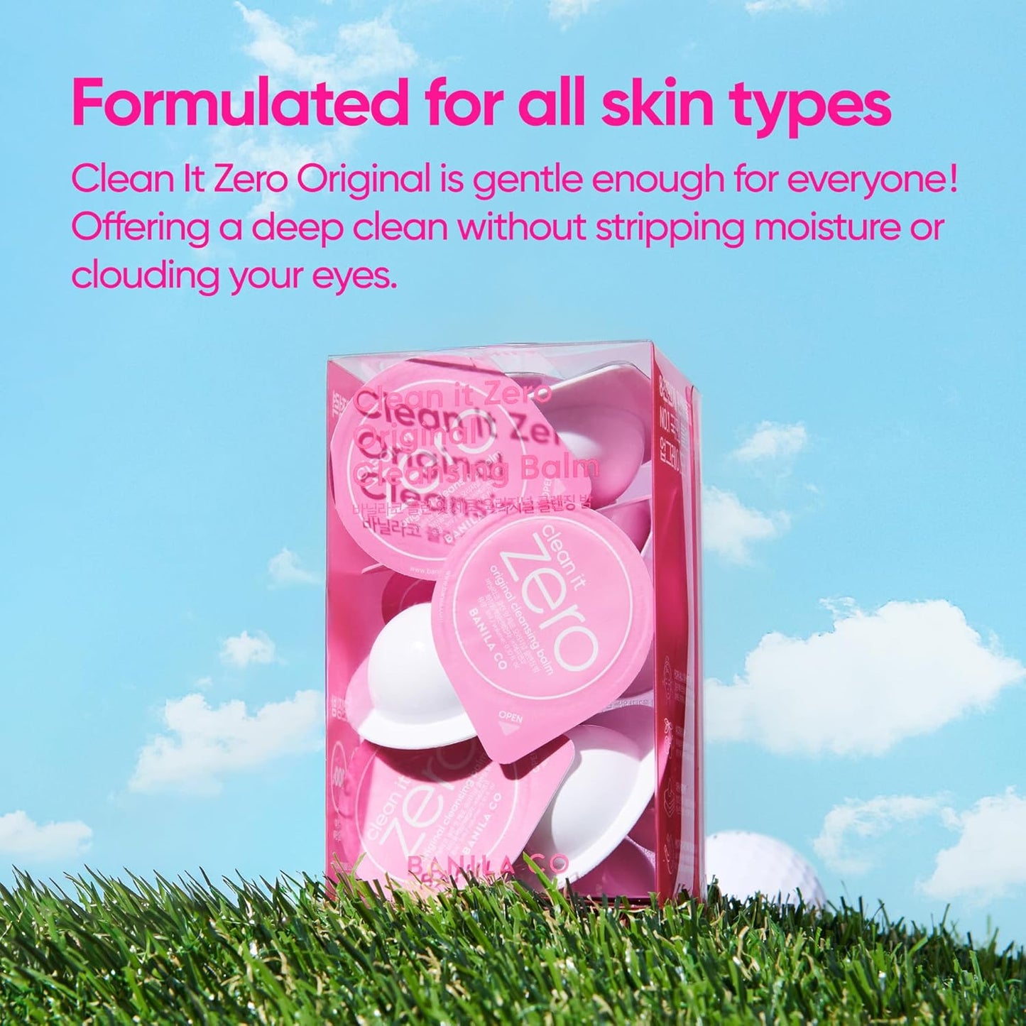 Clean It Zero Original Cleansing Balm Travel Kit - Vegan, Hypoallergenic Makeup Remover | 16 Mini Packs (3ml Each)