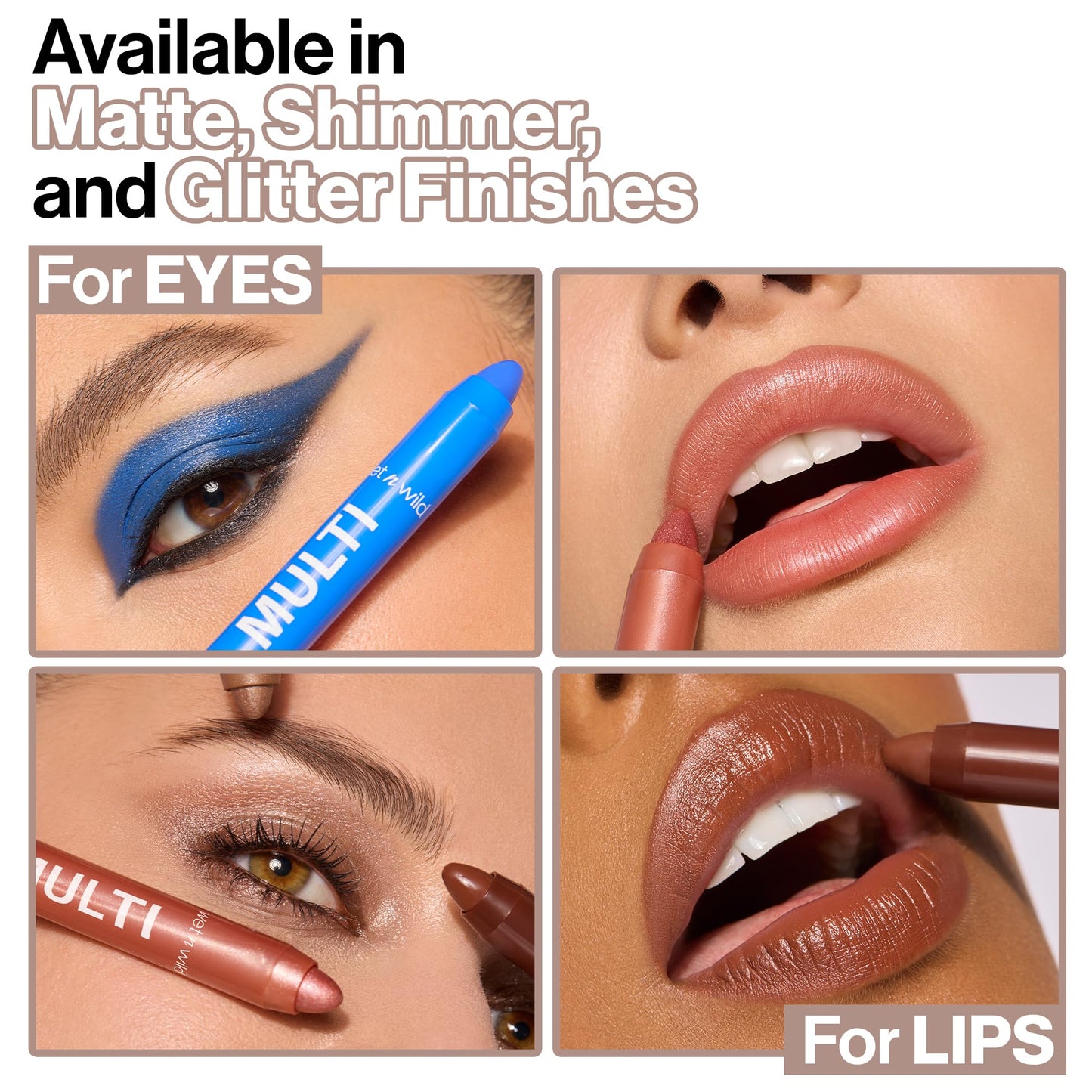 wet n wild Color Icon Cream Eyeliner Eyeshadow Multi-Stick, Moisturizing, Nourishing Velvety Cream-to-Powder Buildable & Blendable Formula, Cruelty-Free & Vegan - Brown Sugar