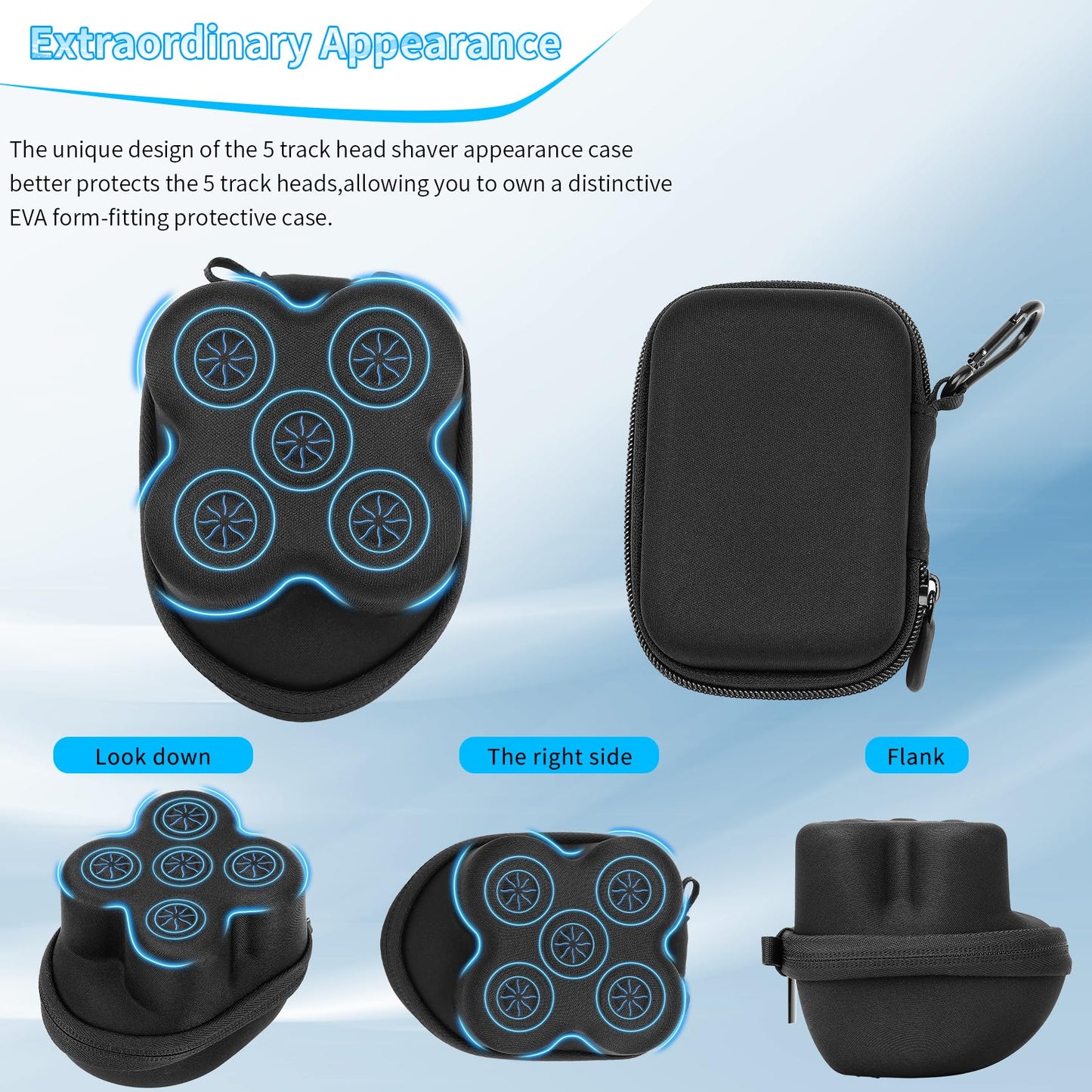 Generic EVA Protective Case Kit Compatible with Remington Balder Boss XR7120: 2 Cases