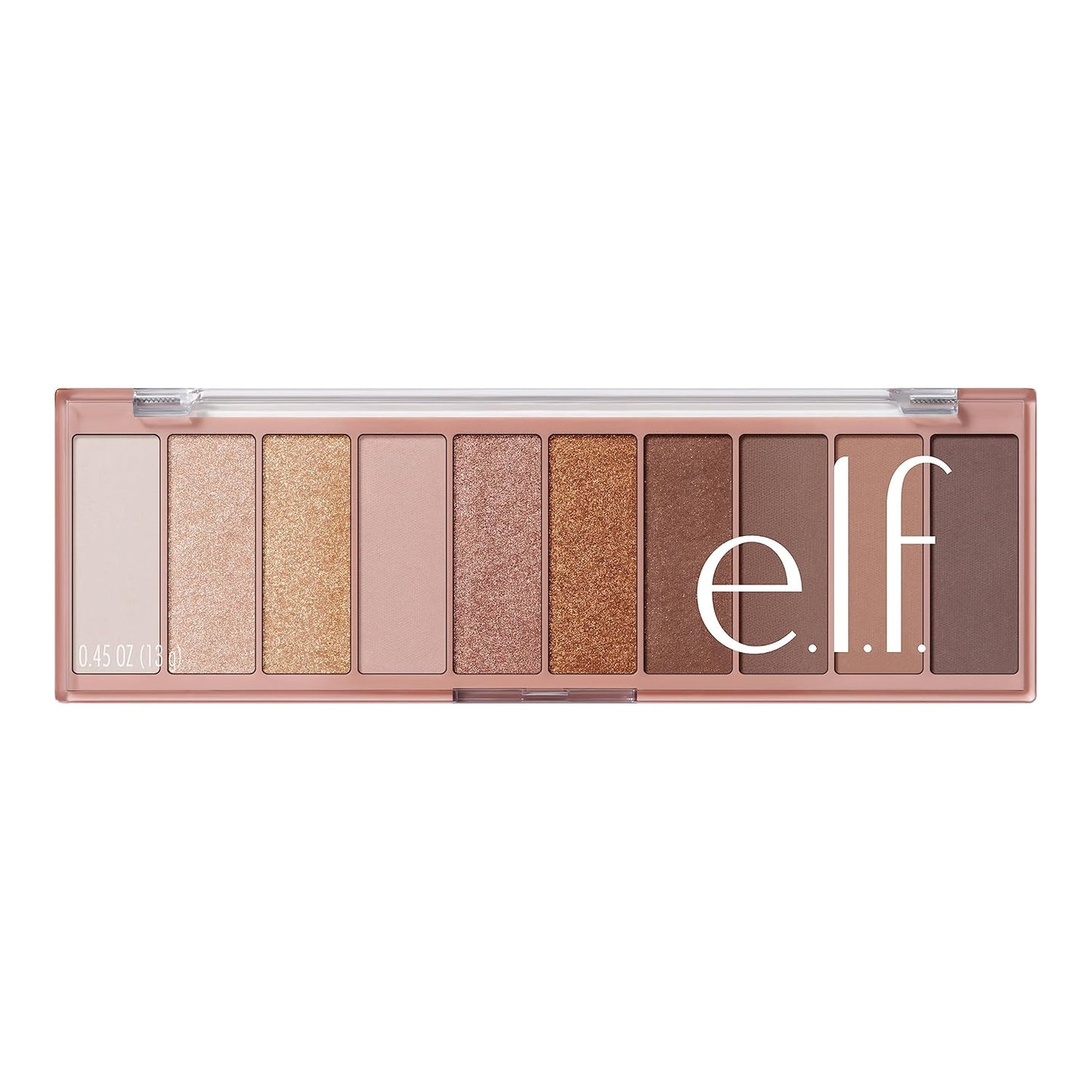 e.l.f. Perfect 10 Eyeshadow Palette - Ten Ultra-Pigmented Neutral Shades | Blendable Vegan Formula