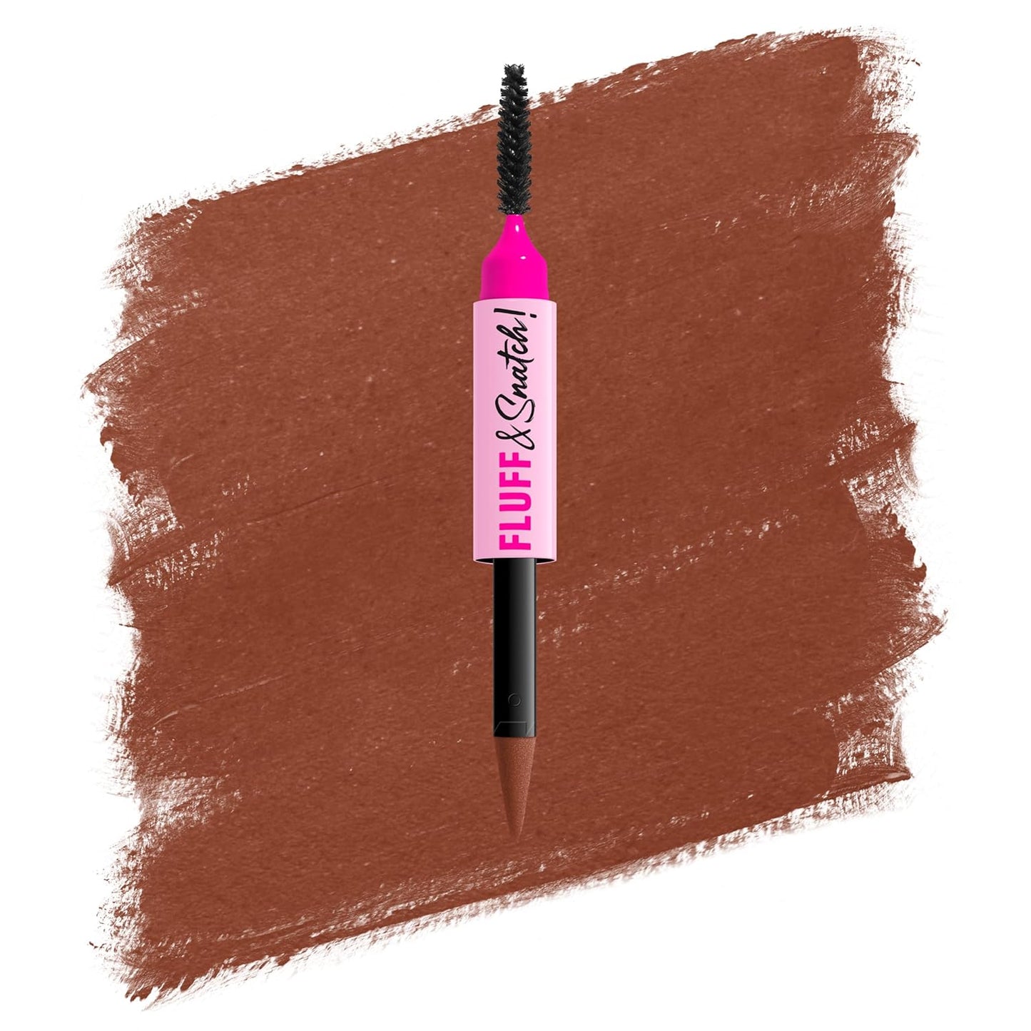 NYX Fluff & Snatch Brow Powder Pen - Cream to Powder Eyebrow Pen for Soft, Defined Brows | Smudge-Resistant, Auburn