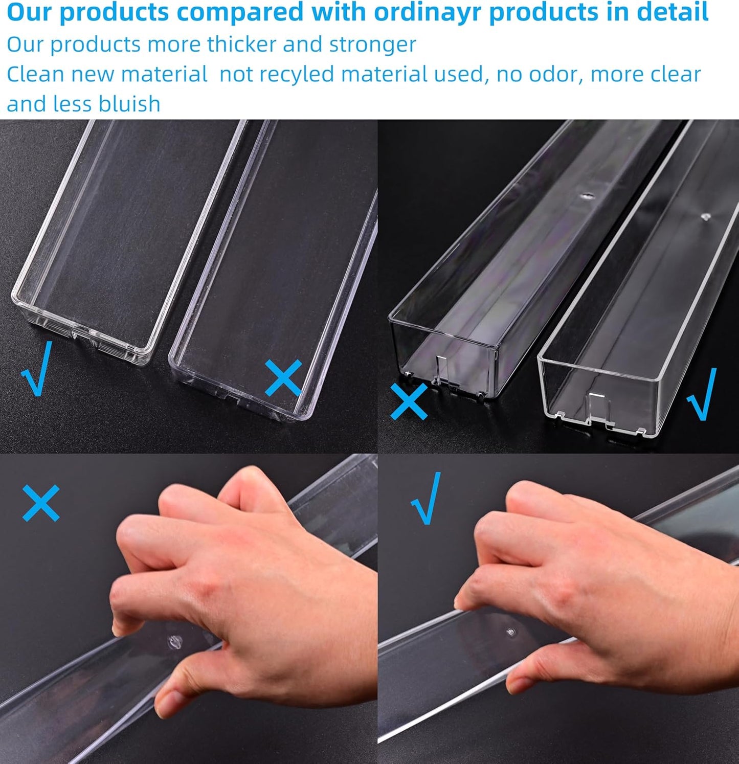 Acrylic Nail Polish Organizer - Multi-Functional Display Rack for Makeup, Sunglasses & Essential Oils | Clear Storage Case