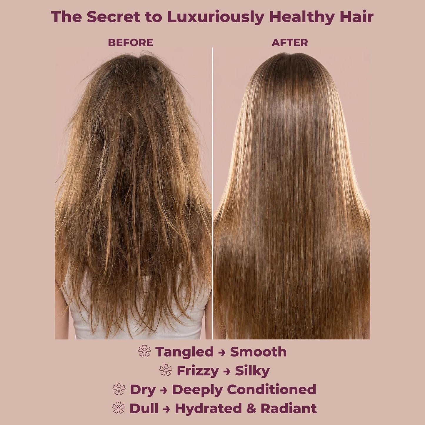Deep Conditioning Hair Mask - Hydrating Repair Treatment with Argan Oil & 10 Nourishing Oils | 8.45 fl oz