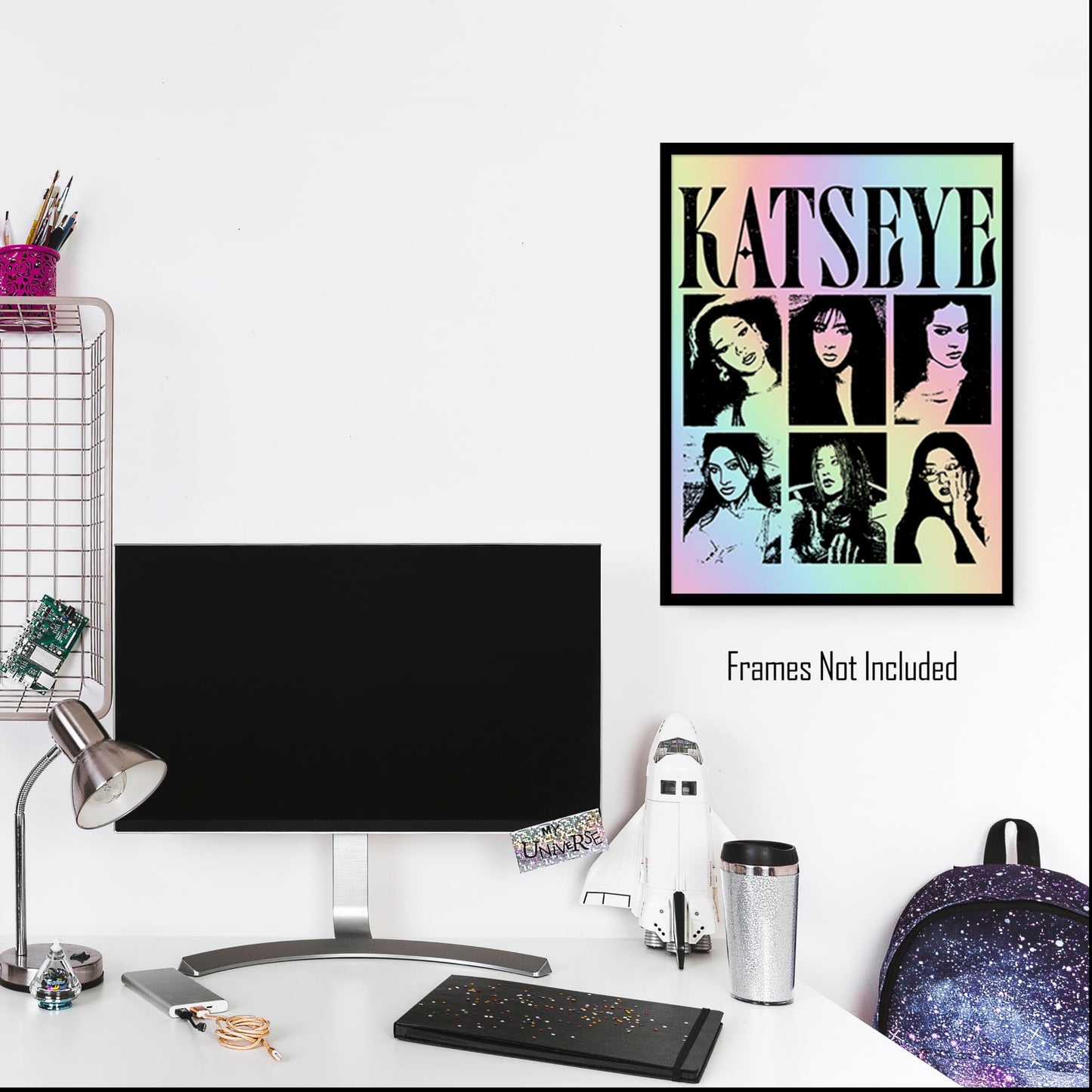 Katseye Poster (UNFRAMED 12 x 16) Kpop Group Music Singers Wall Art Teen Girl Room Wall Art Prints Bedroom Dorm