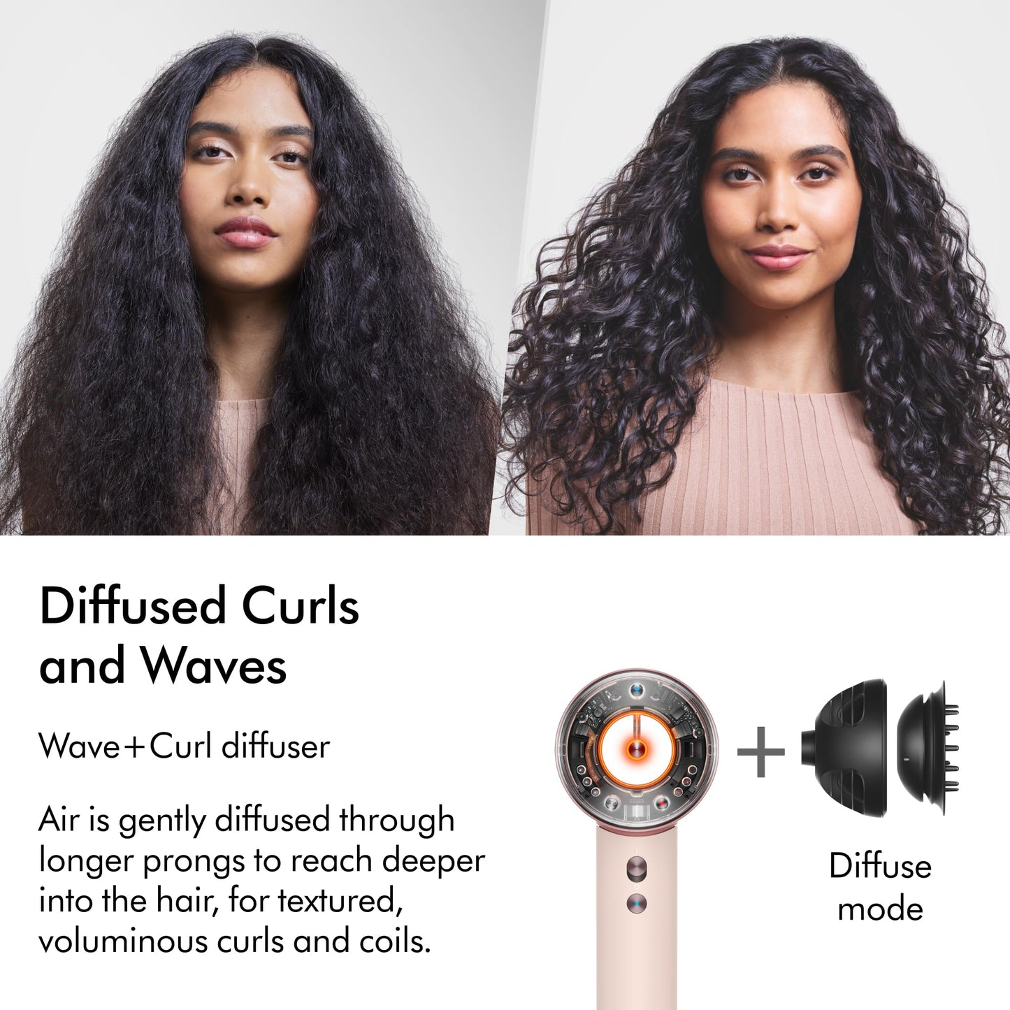 Limited Edition Dyson Supersonic Nural™ Hair Dryer in Ceramic Apricot and Topaz