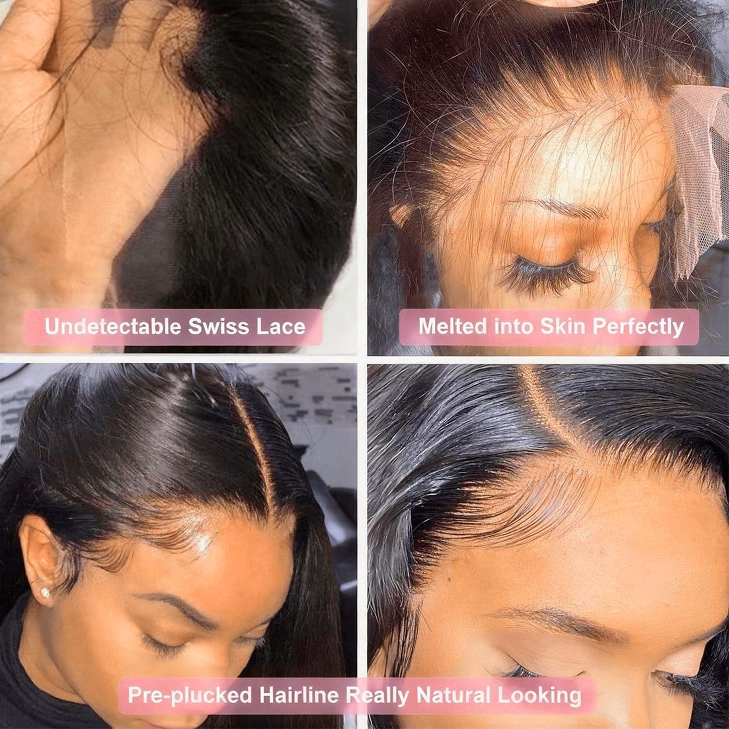 Oxcart 30Inch 13X6 Lace Front Wigs Human Hair Body Wave 200% Density HD Transparent Lace Frontal Wigs Body Wave Glueless Wigs Human Hair Pre Plucked for Women