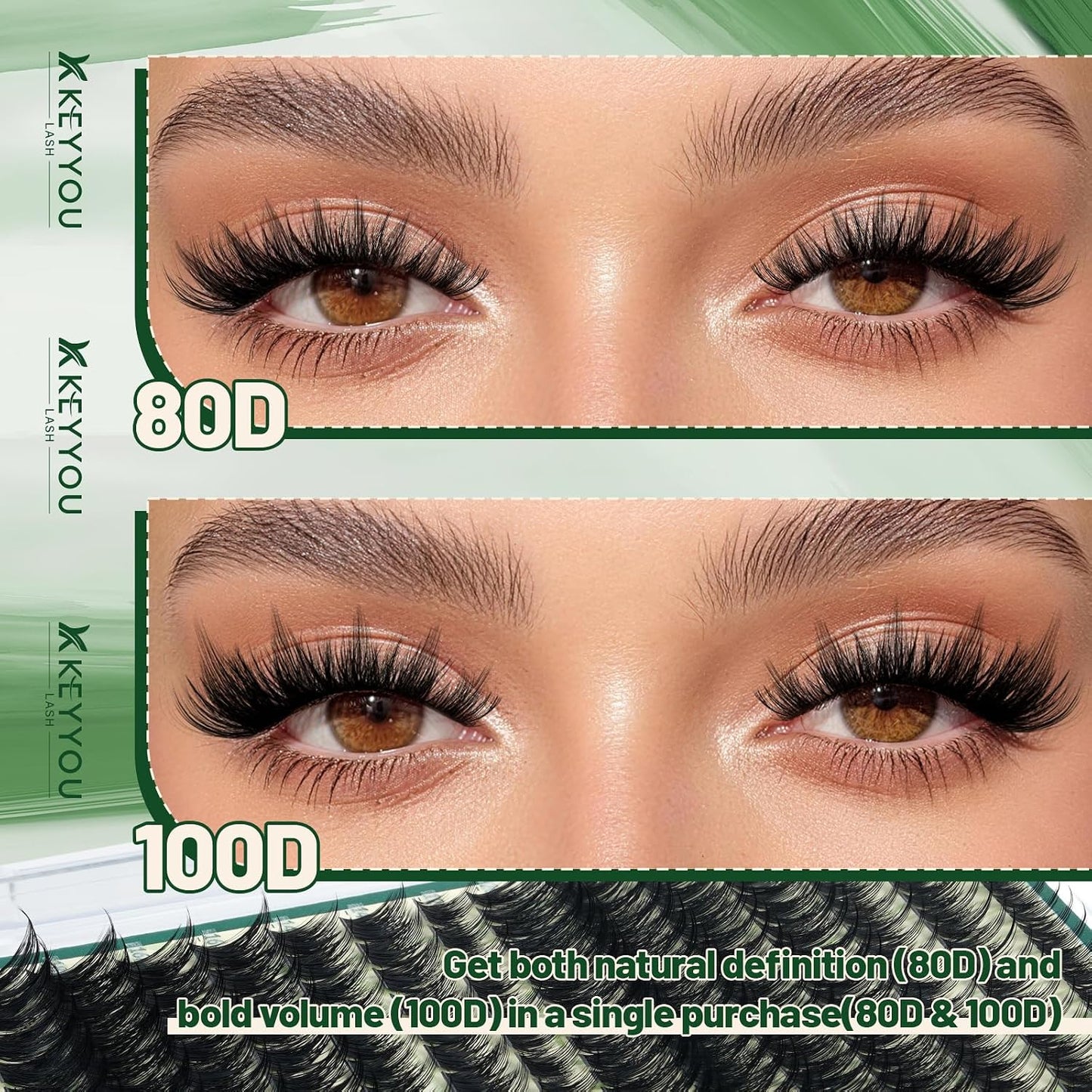 Spiky Manga Lash Clusters - 12-20mm Anime Eyelash Extensions | 80D & 100D Volume DIY Fairy Lashes