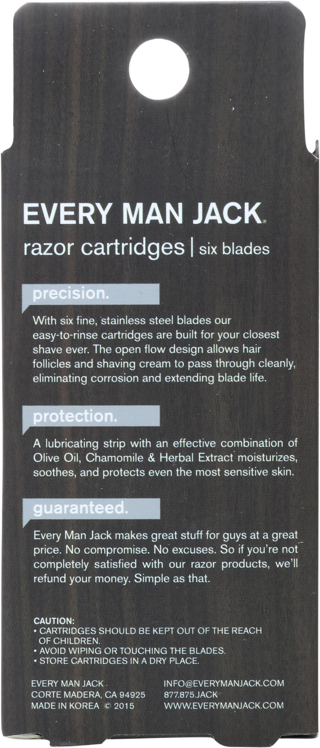 Every Man Jack, Razor Cartidges Sensitive, 4 Count