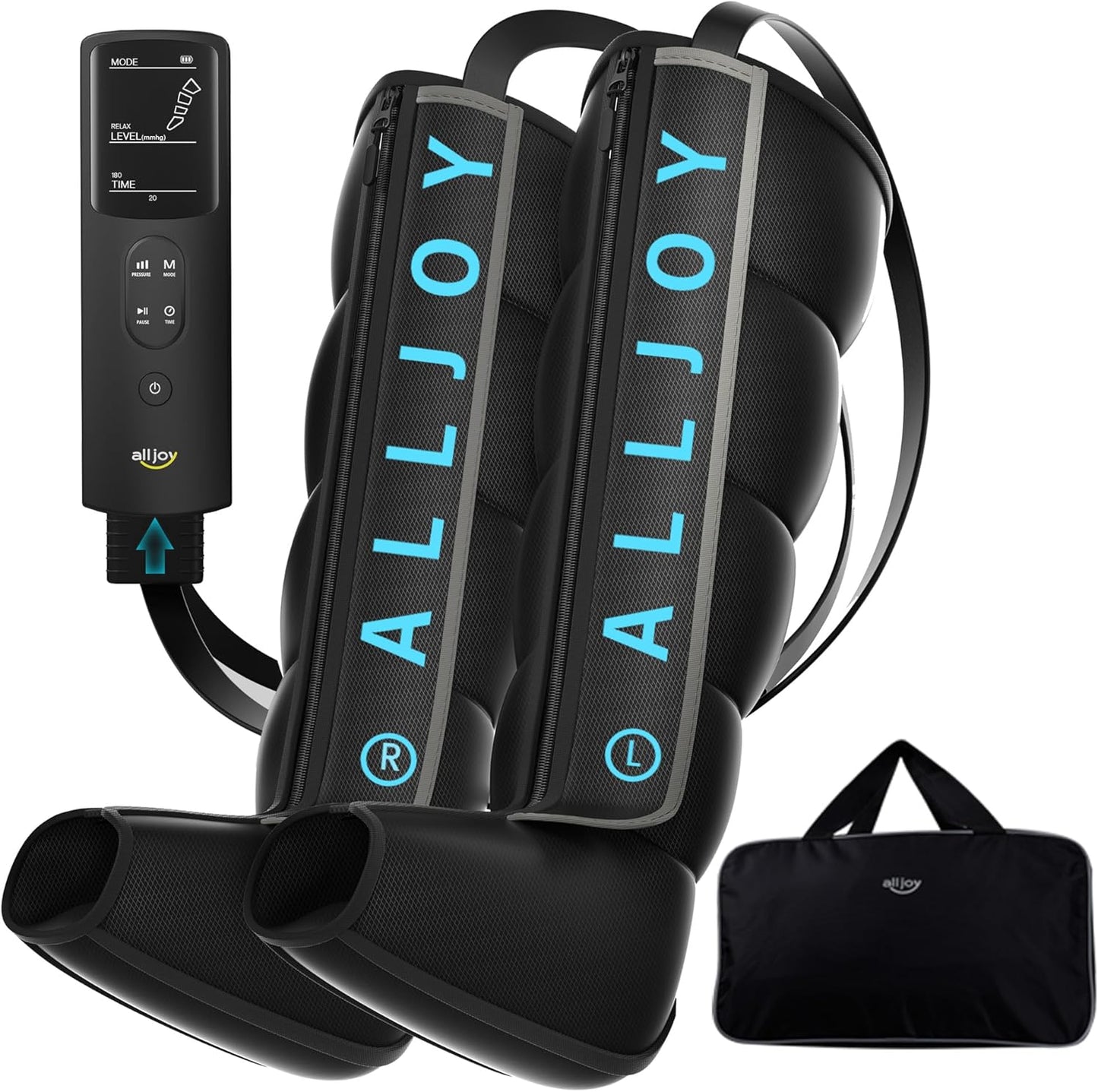 Pro-Grade Leg Massager Recovery Boots - Compression Therapy for Circulation & Pain Relief | Ideal for Fast Recovery