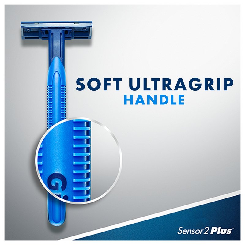 Gillette Sensor2 Plus Men’s Disposable Razors, 10 Count