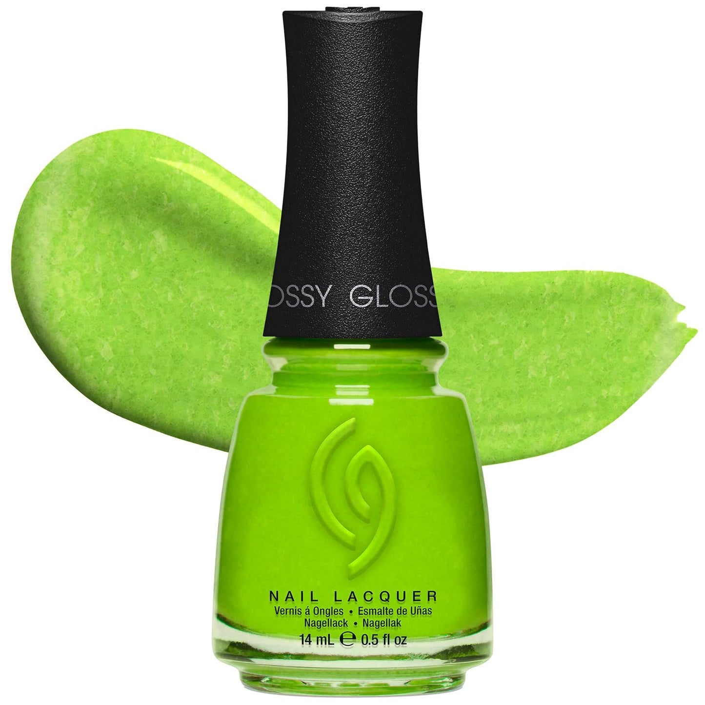 China Glaze Nail Lacquer - Moment in the Sunset Coral Pink Polish | Quick Dry, Chip Resistant, Shimmer Finish, 0.5 fl oz