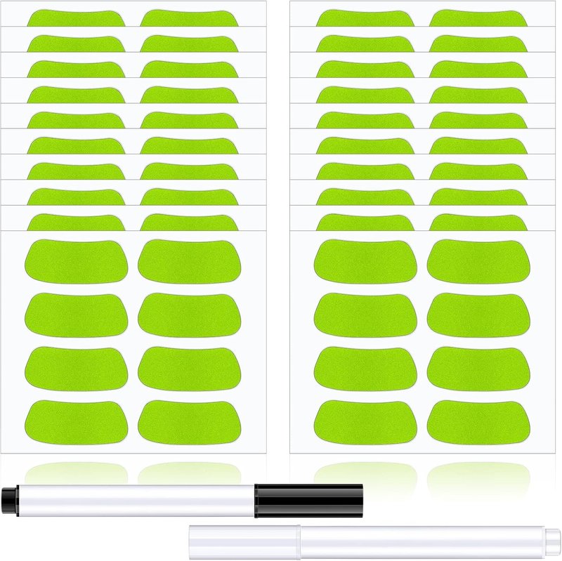 Sports Eye Stickers for Kids - 160 Pieces Football, Softball & Baseball Face Strips | Includes 2 Pencils for Game Day Fun