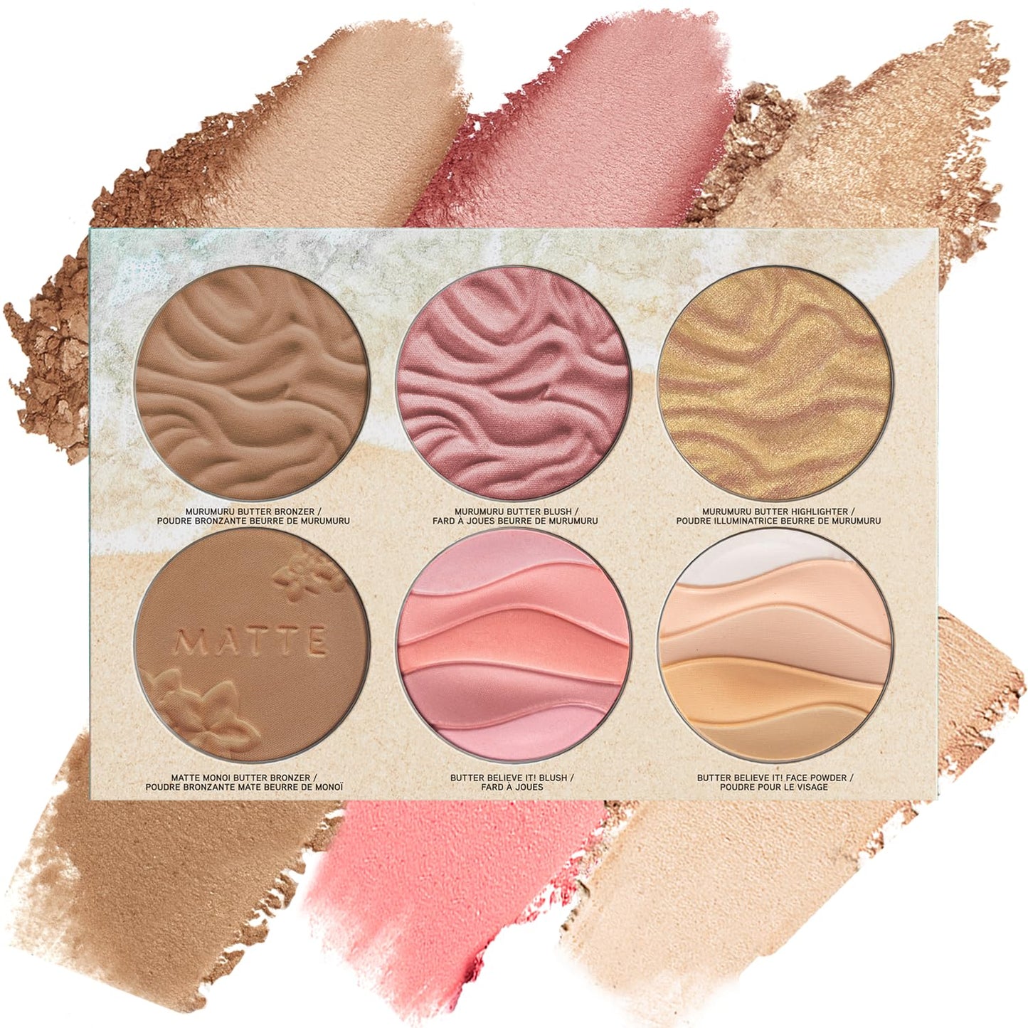 Nourishing Bronzer, Blush & Highlighter Palette - Cruelty-Free Face Powder Blend | Dream Team