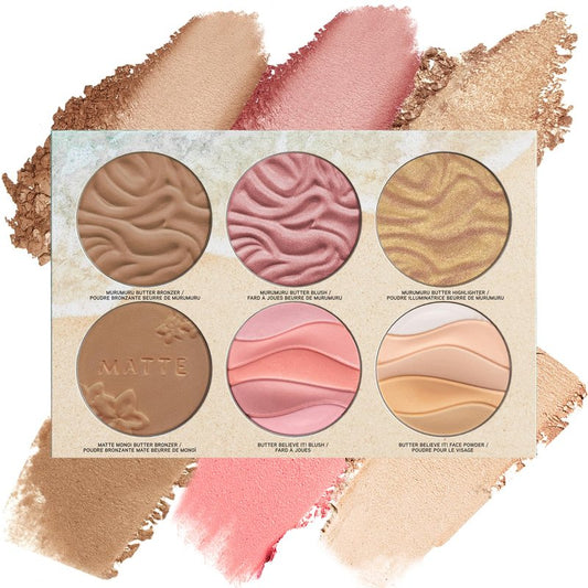 Nourishing Bronzer, Blush & Highlighter Palette - Cruelty-Free Face Powder Blend | Dream Team
