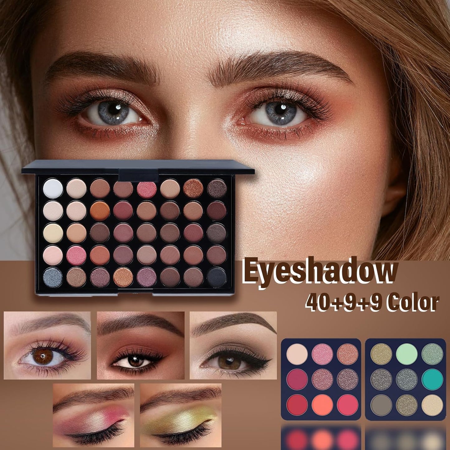 Makeup Set for Women | Complete Beginner Makeup Kit with Eyeshadow Palette & Essential Tools