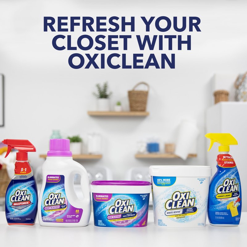 OxiClean Odor Blasters Versatile Odor and Laundry Stain Remover Powder, 5 lb