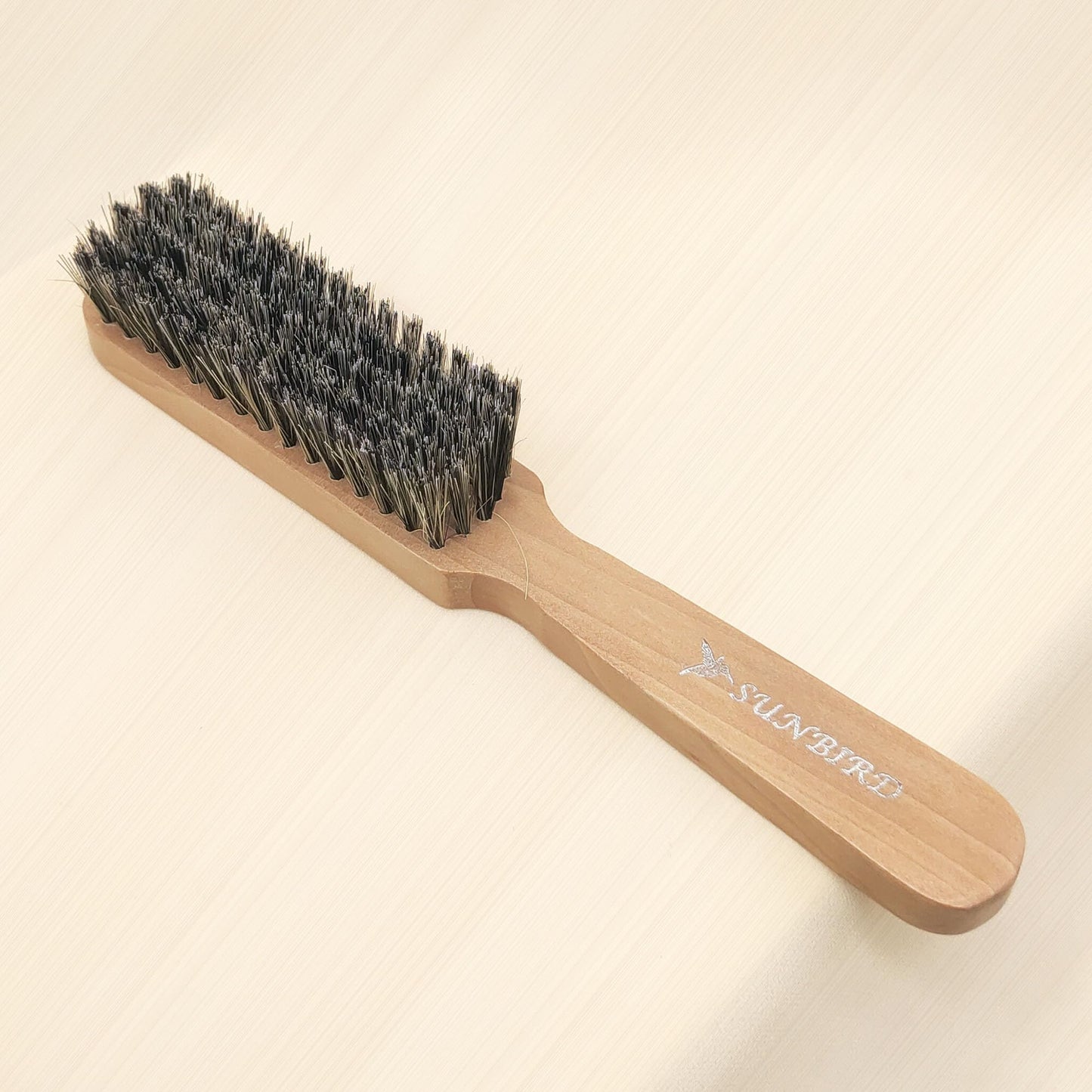 SUNBIRD Men's Beard Brush with Boar Bristles, Soft Beard Brush for Styling & Daily Grooming, Slick Back Hair Brush for Smooth & Shiny Hair, 3 Models to Choose From
