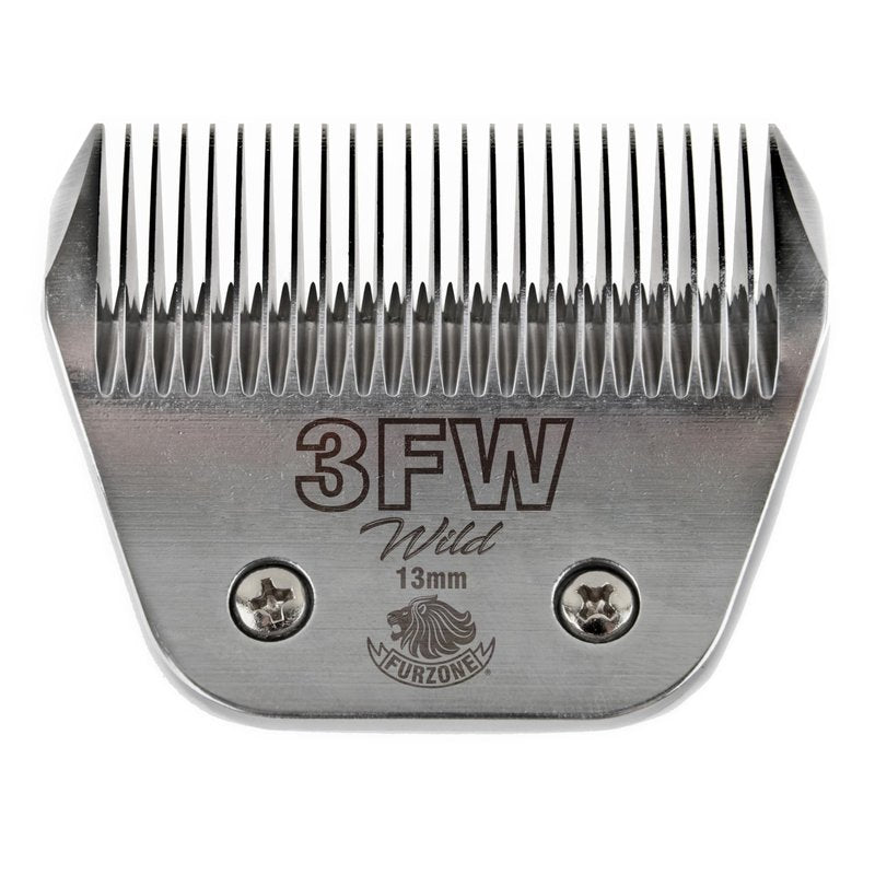FURZONE Detachable Blade - Size 3FW Wide Blade 33/64", Made of Extra Durable Japanese Steel, Compatible with Most Andis, Oster, Wahl A5 Clippers