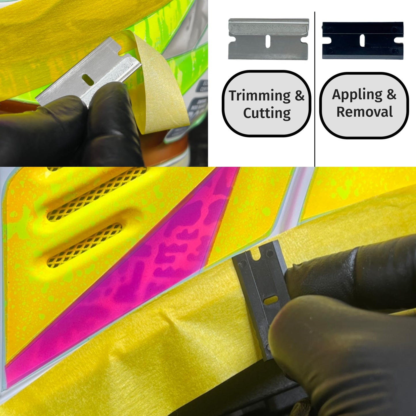 LiME LiNE Single Edge Razor Blades, Automotive Grade, Stainless Steel,10 Pack