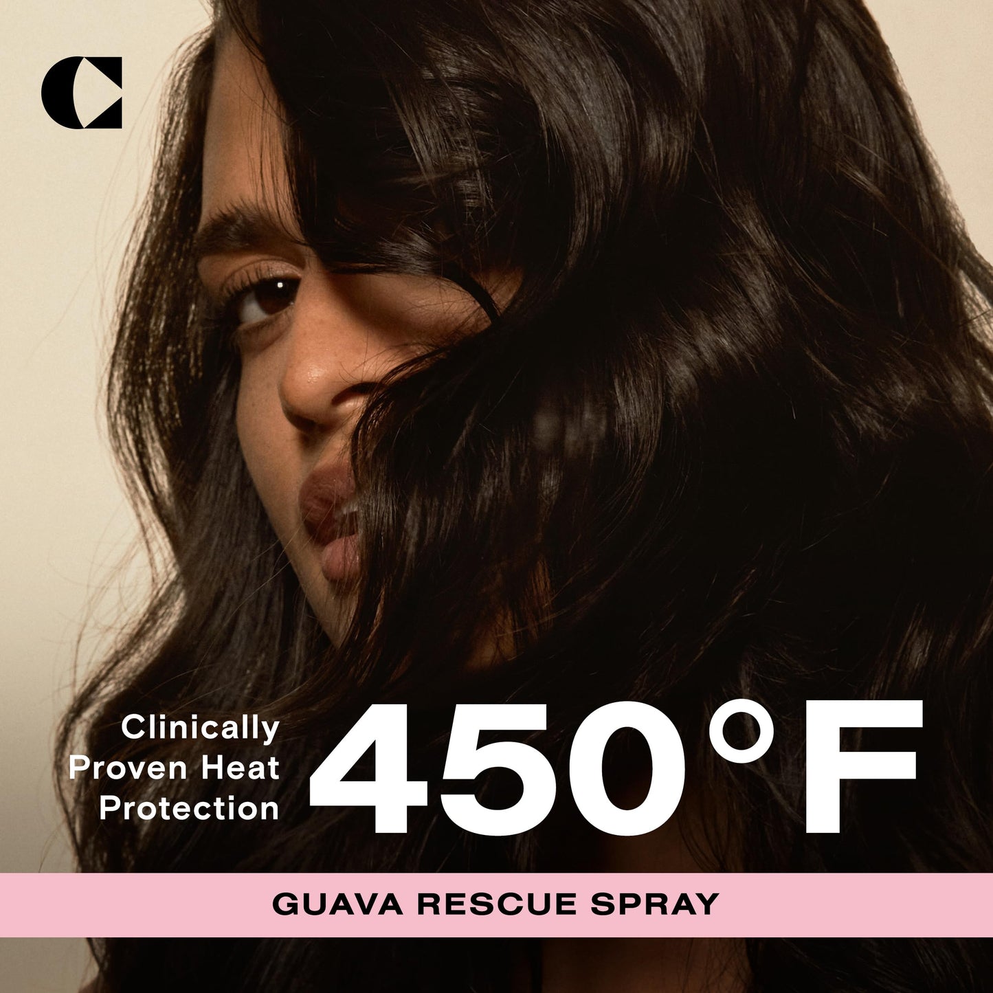 Ceremonia Guava Rescue Spray | UV + Heat Protective Detangler with Superfruit Guava & Antioxidants | for All Hair Types, 6.7 fl oz