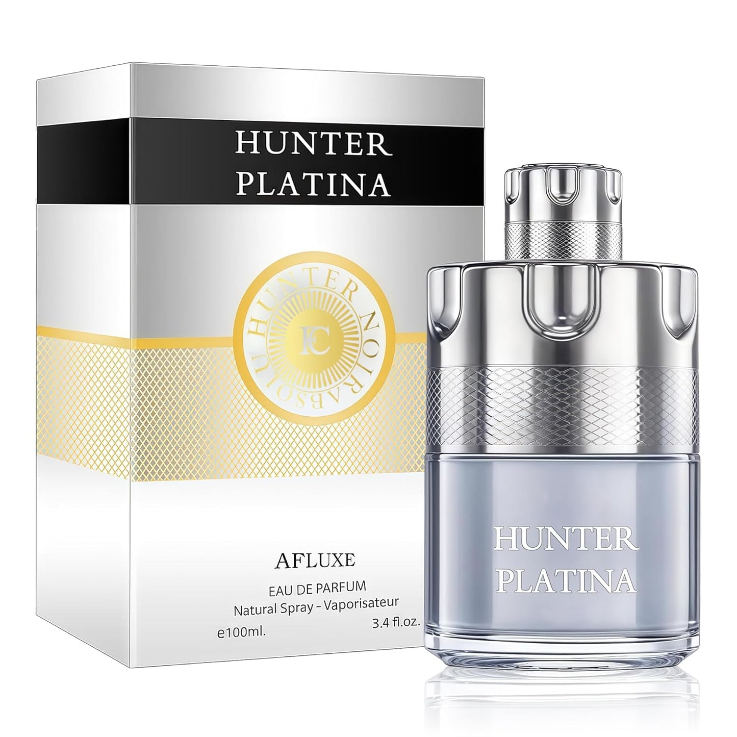AFLUXE AVENTO UOMO Cologne for Men - Long-Lasting Woody Fresh Scent | 100ml Eau de Toilette Gift Set