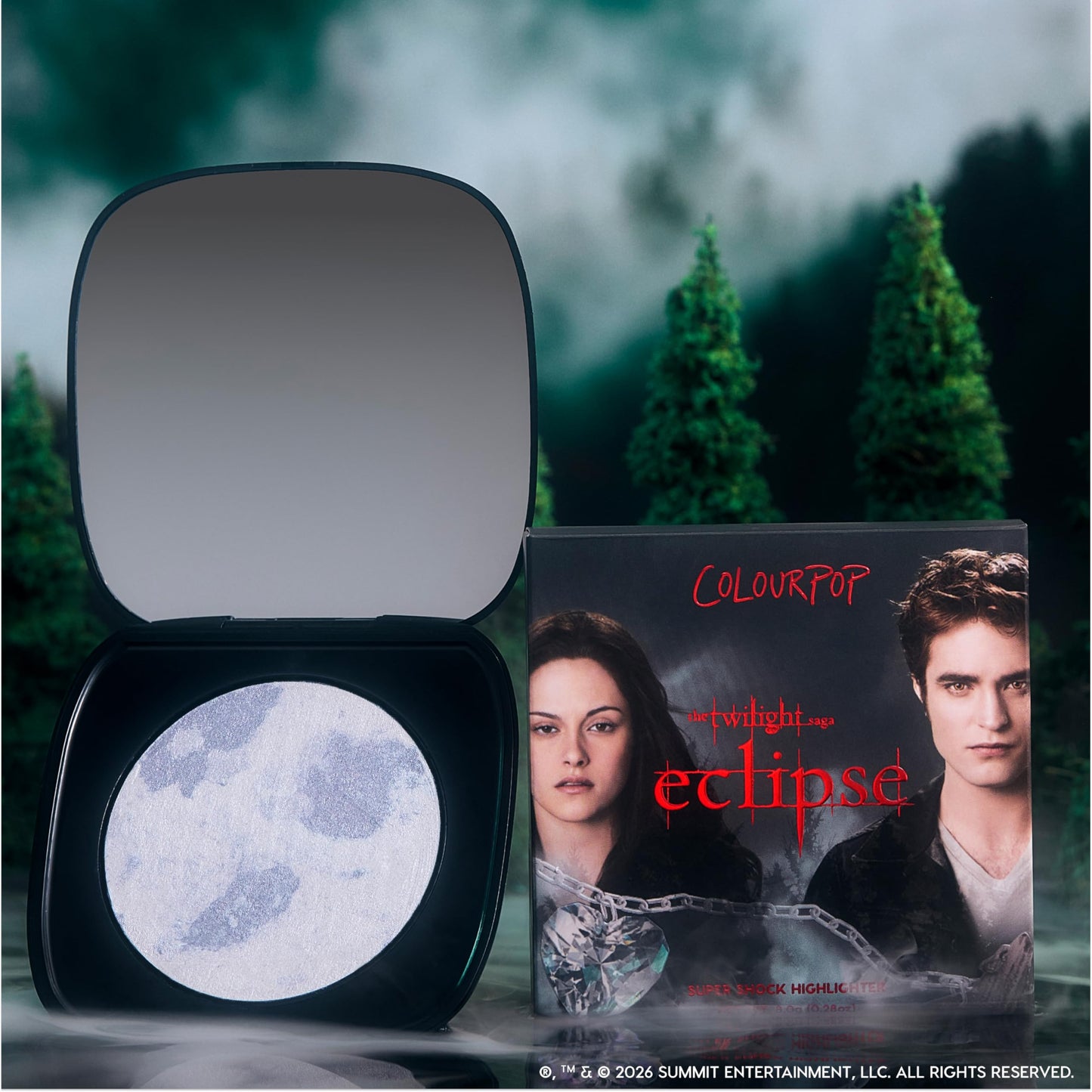 ColourPop x The Twilight Saga Eclipse Super Shock Highlighter Makeup - High-Pigment, Crème-Powder Face Makeup - Buildable & Blendable Formula with a Unique Bouncy Texture - Change Me (0.28 oz)