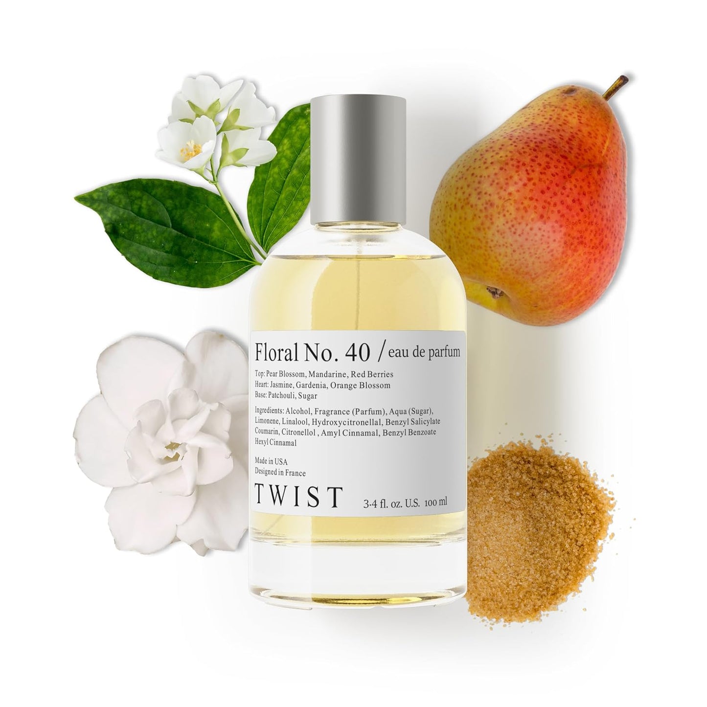 Eau De Parfum Inspired by Burberry Her - Long-Lasting Strawberry & Vanilla Fragrance Spray | 100 ml | Vegan & Clean Ingredients