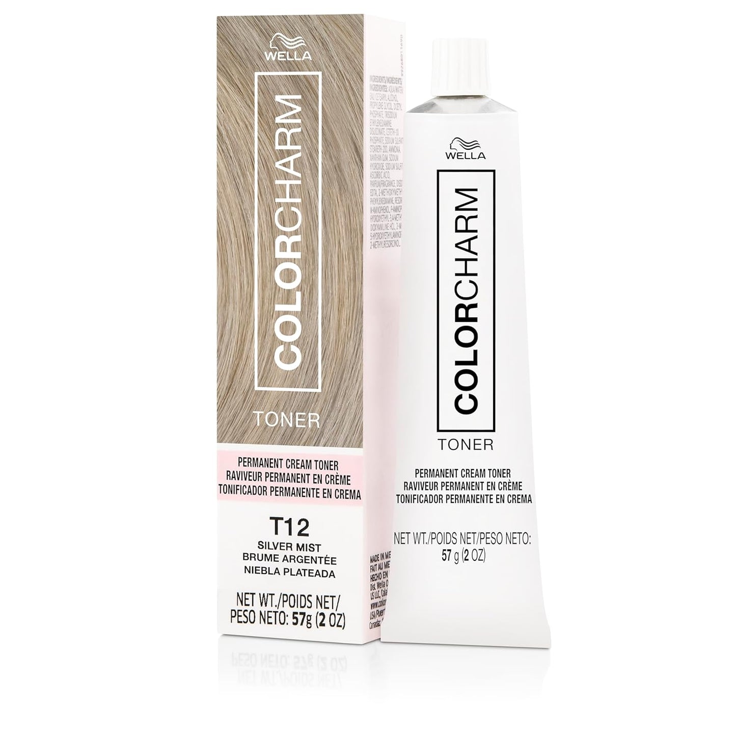 COLORCHARM Permanent Crème Hair Toner - Vegan, Paraben-Free & Gluten-Free | 2 oz
